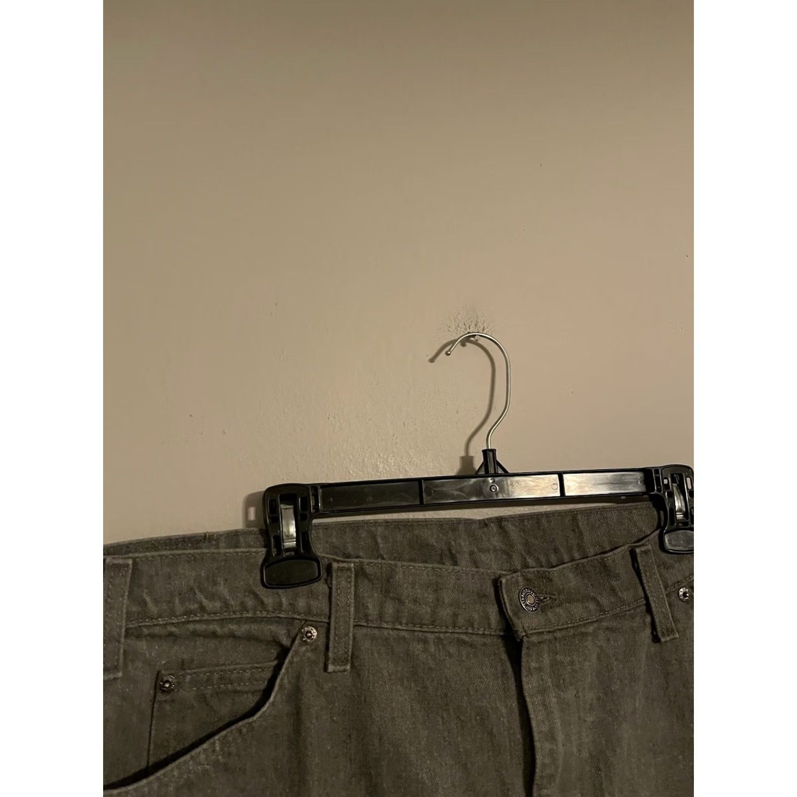 Levi's VINTAGE 80s Levi's Jeans Gray Mens 40x30 USA Leather Tab Size US 40 / EU 56 - 2 Thumbnail
