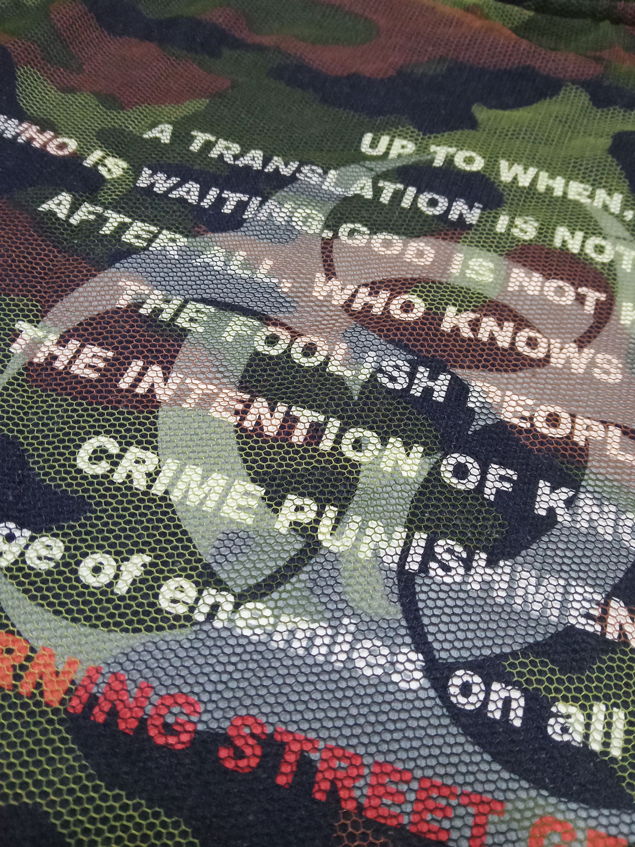 Other Warning Street Gear , Double Layer Long Sleeve Rare T Shirt Size US L / EU 52-54 / 3 - 10 Thumbnail