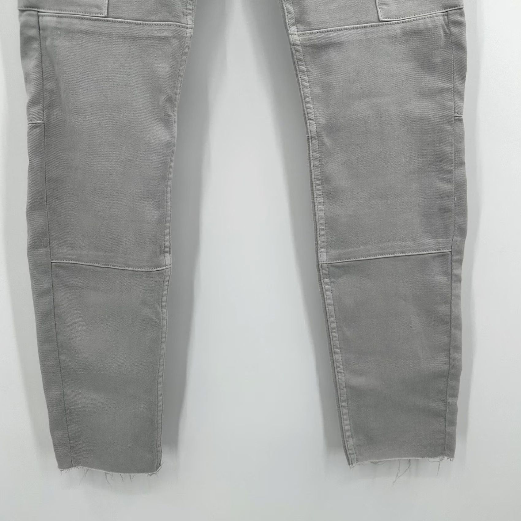 Vintage Favorite Daughter for Joe's Jeans Cargo Pants Womens 26 Gray Raw Hem Utility Pants Mens? Ladies? Size 26" / US 2 / IT 38 - 7 Thumbnail