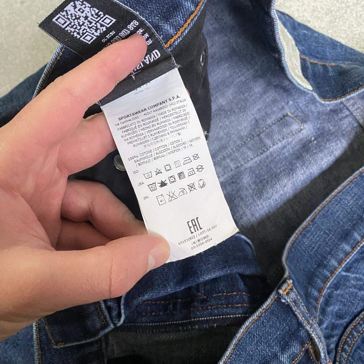 Stone Island Vintage Stone Island Jeans Patch Pocket Straight Fit Casual Size US 36 / EU 52 - 14 Thumbnail