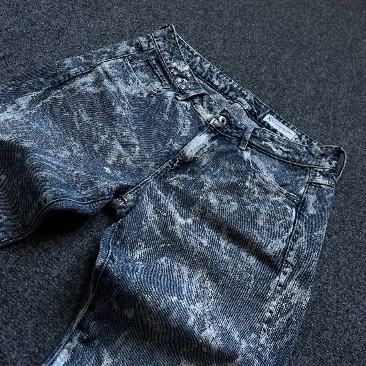 G-Star VTG Women’s G-Star Raw Restored Denim Custom Y2K 00s USA Hyp Size 27" / US 4 / IT 40 - 9 Thumbnail