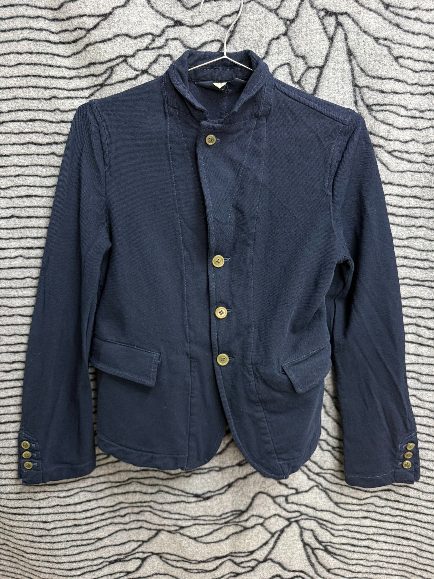 Comme des Garcons Comme des Garçons Classic Fleece Blazer Navy Size US M / EU 48-50 / 2 - 1 Thumbnail