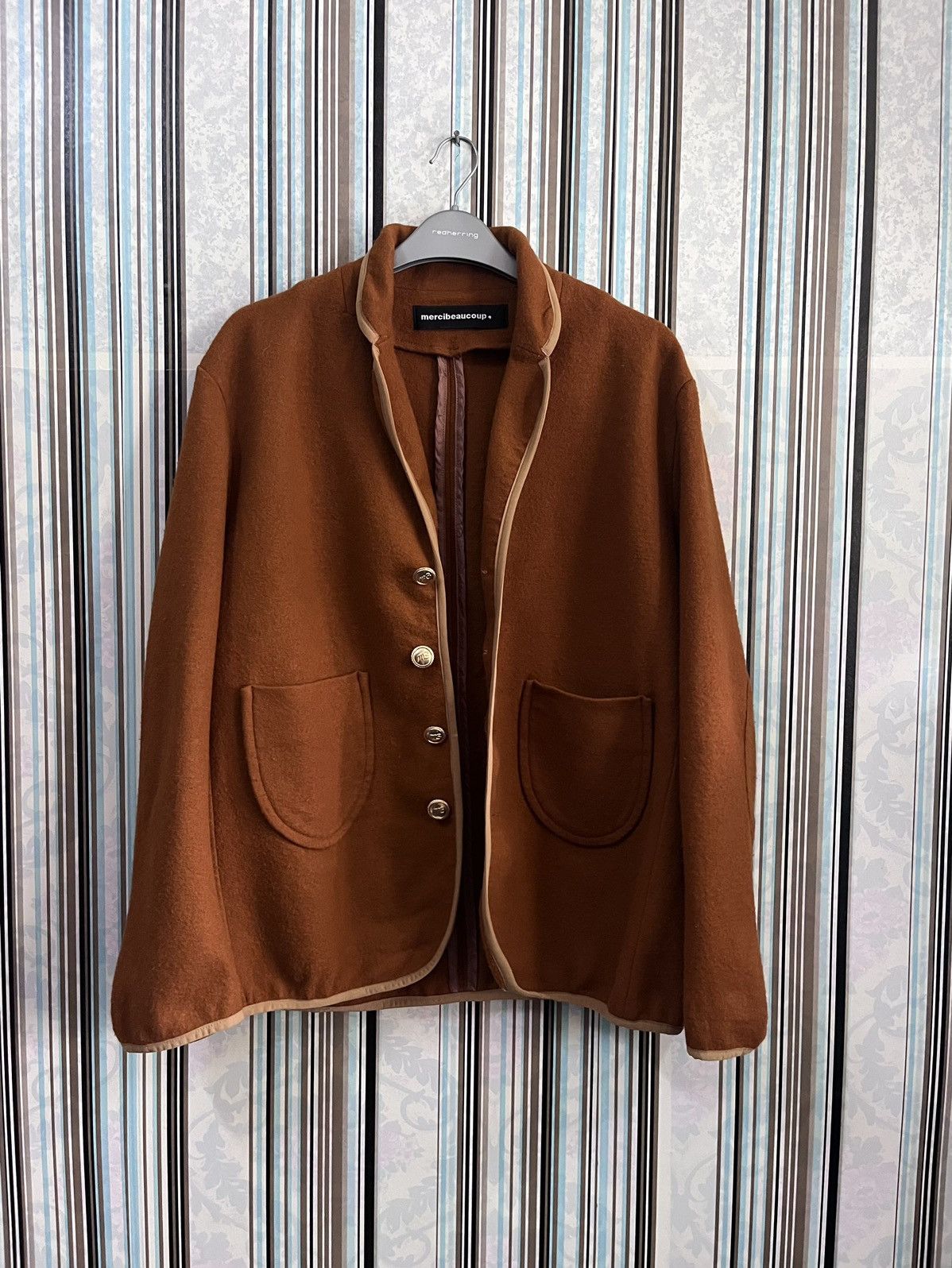 Issey Miyake 2000s wool avant garde casual #D2 Size US M / EU 48-50 / 2 - 3 Thumbnail