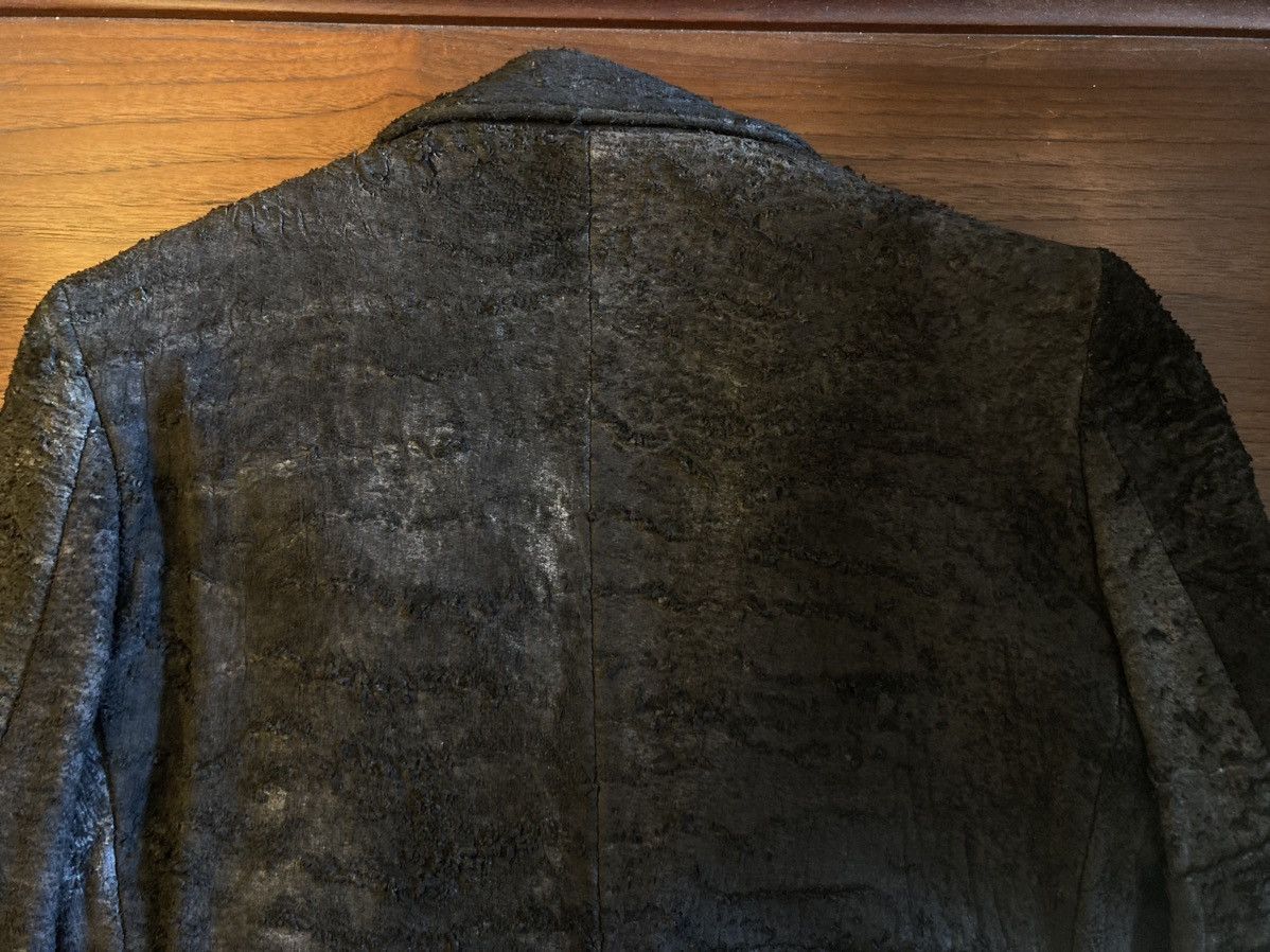 Carol Christian Poell GRAIL LM1550 WILD Cracked Leather Coat Size US L / EU 52-54 / 3 - 4 Thumbnail