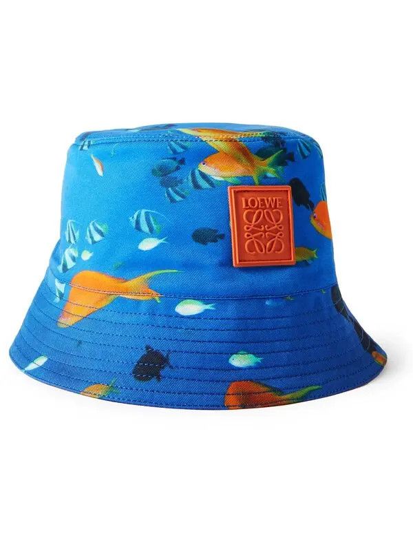 Loewe o1in1g0426 Size: OS / 555 / Fish Bucket Hat / Cap Multicolor Size ONE SIZE - 1 Thumbnail