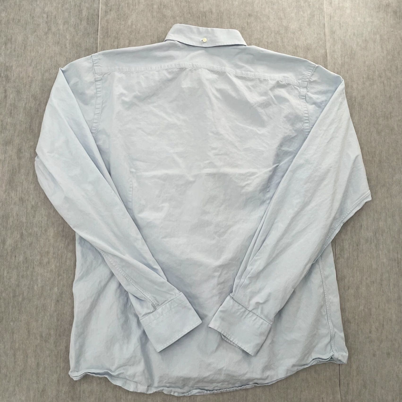 Eton Eton Shirt Adult Extra Large 17/43 Slim Blue Button Down Long Sleeve Mens XL Size US XL / EU 56 / 4 - 2 Thumbnail