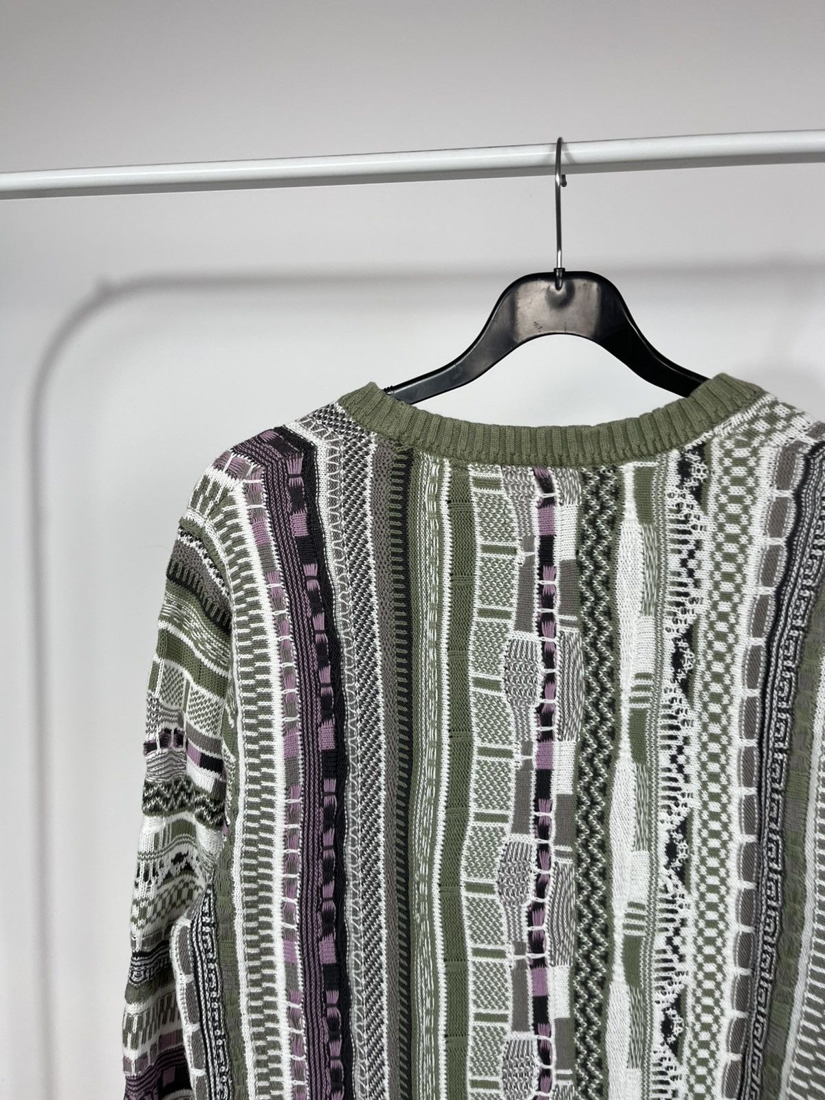 Other Vintage 3D Knit Pattern Sweater Textured Jumper Size L Size US L / EU 52-54 / 3 - 13 Thumbnail
