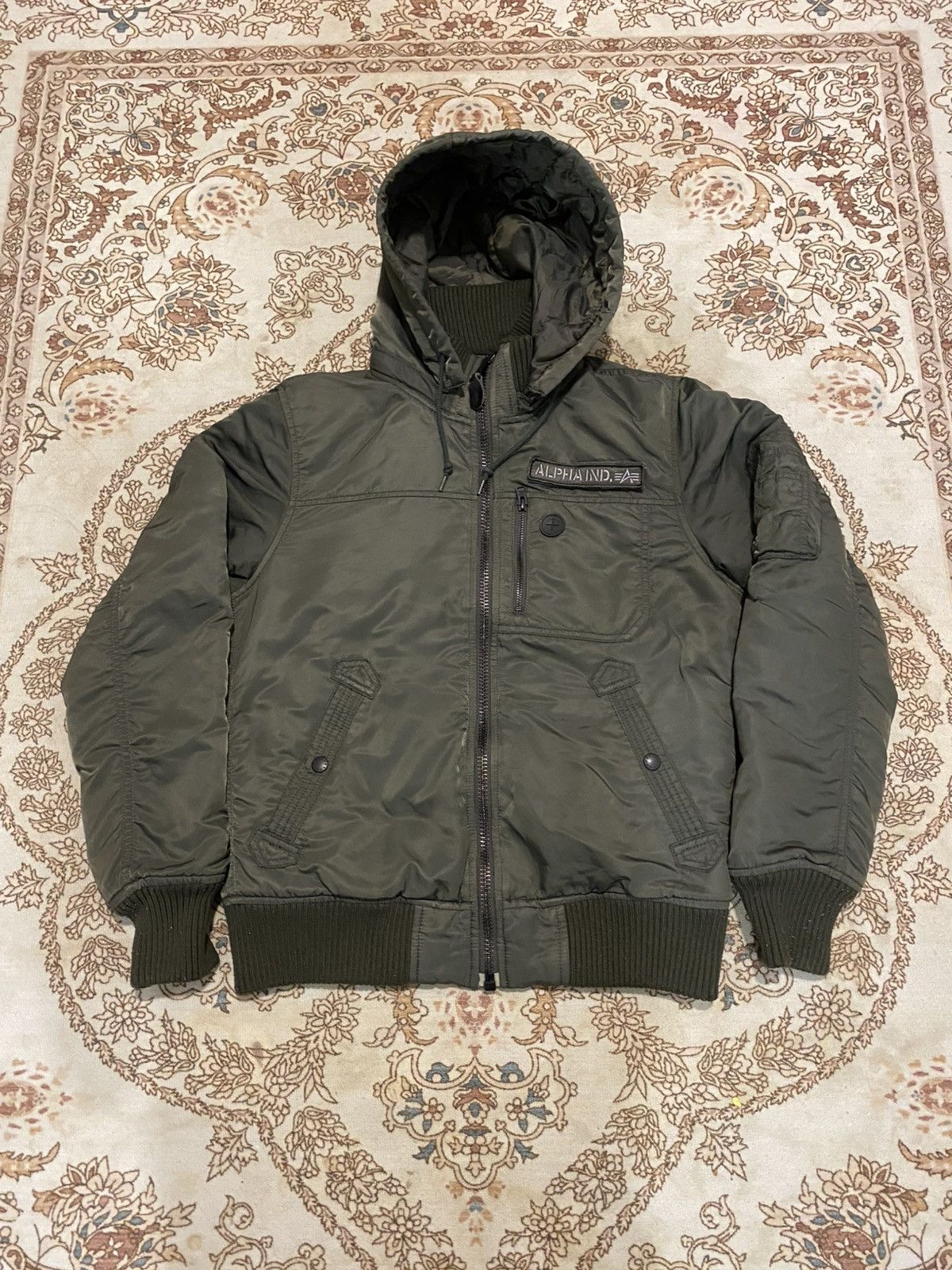 Alpha Industries × Vintage Vintage Alpha Industries Thermolite Hooded Jacket Size US M / EU 48-50 / 2 - 1 Thumbnail