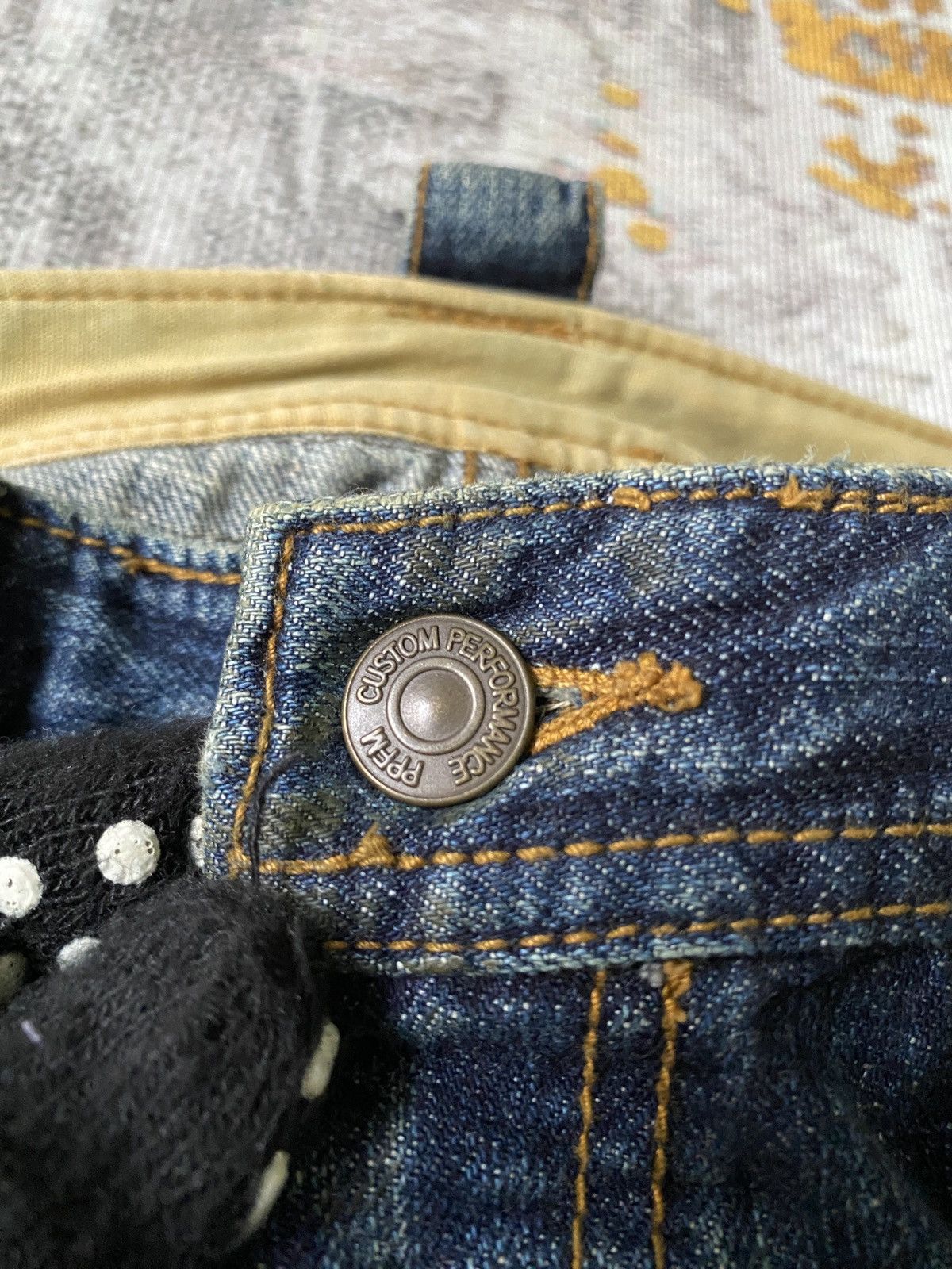 Japanese Brand PPFM Japan Distressed Denim Size US 31 - 16 Thumbnail