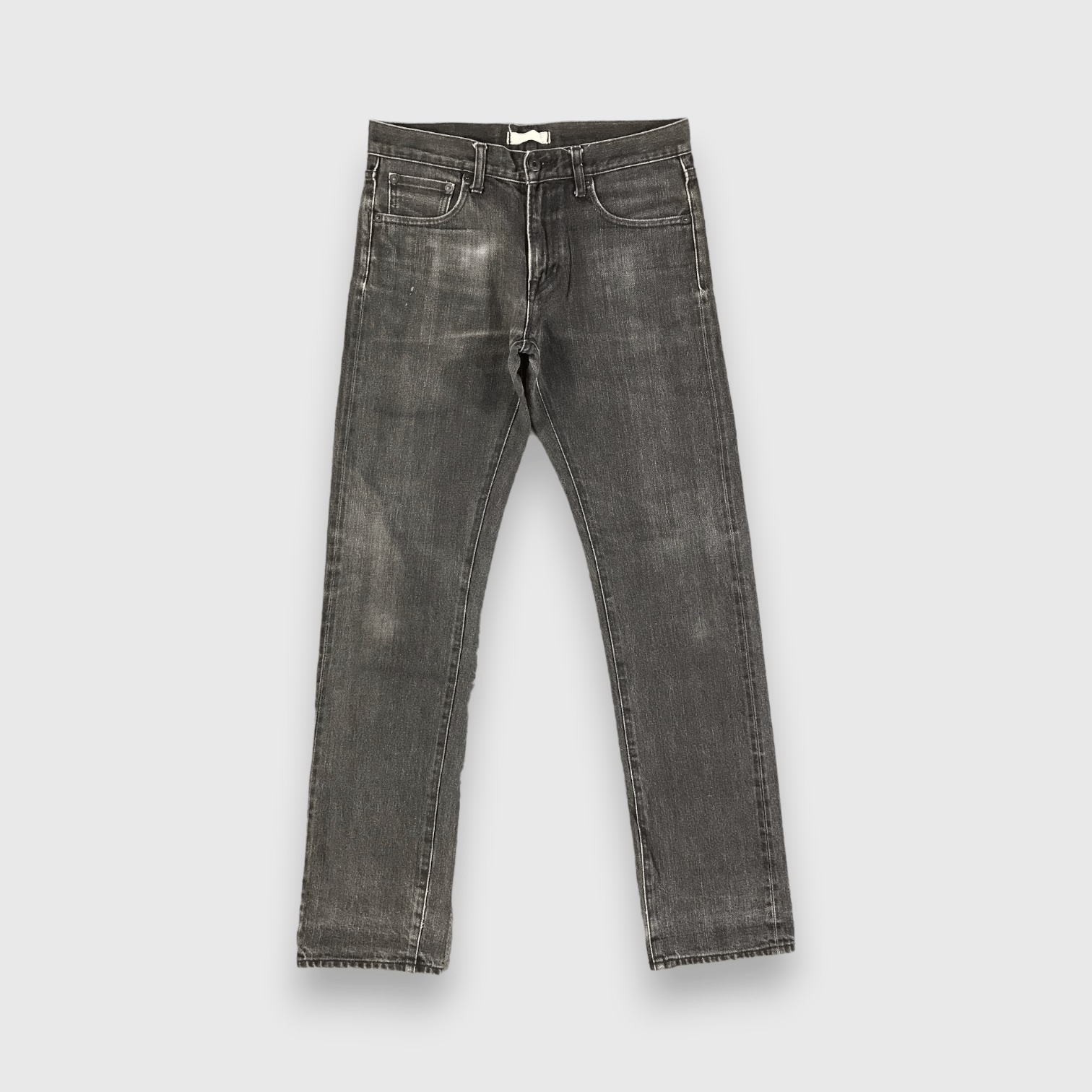 Japanese Brand Uniqlo Redline Jeans Faded Black Denim -J2800 Size US 32 / EU 48 - 1 Thumbnail
