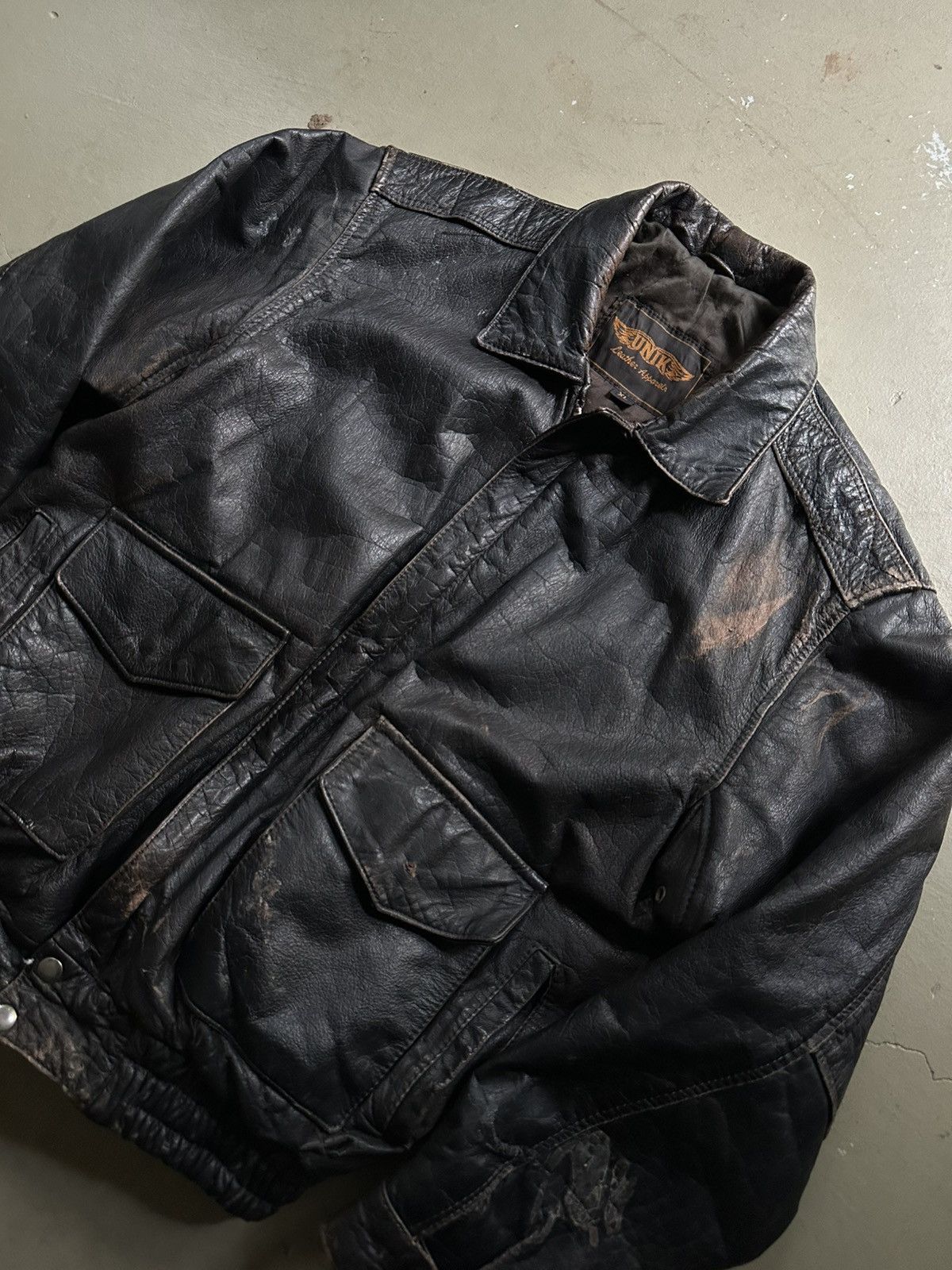 Vintage Vintage Brown Leather Motorcycle Jacket Size US XL / EU 56 / 4 - 3 Thumbnail