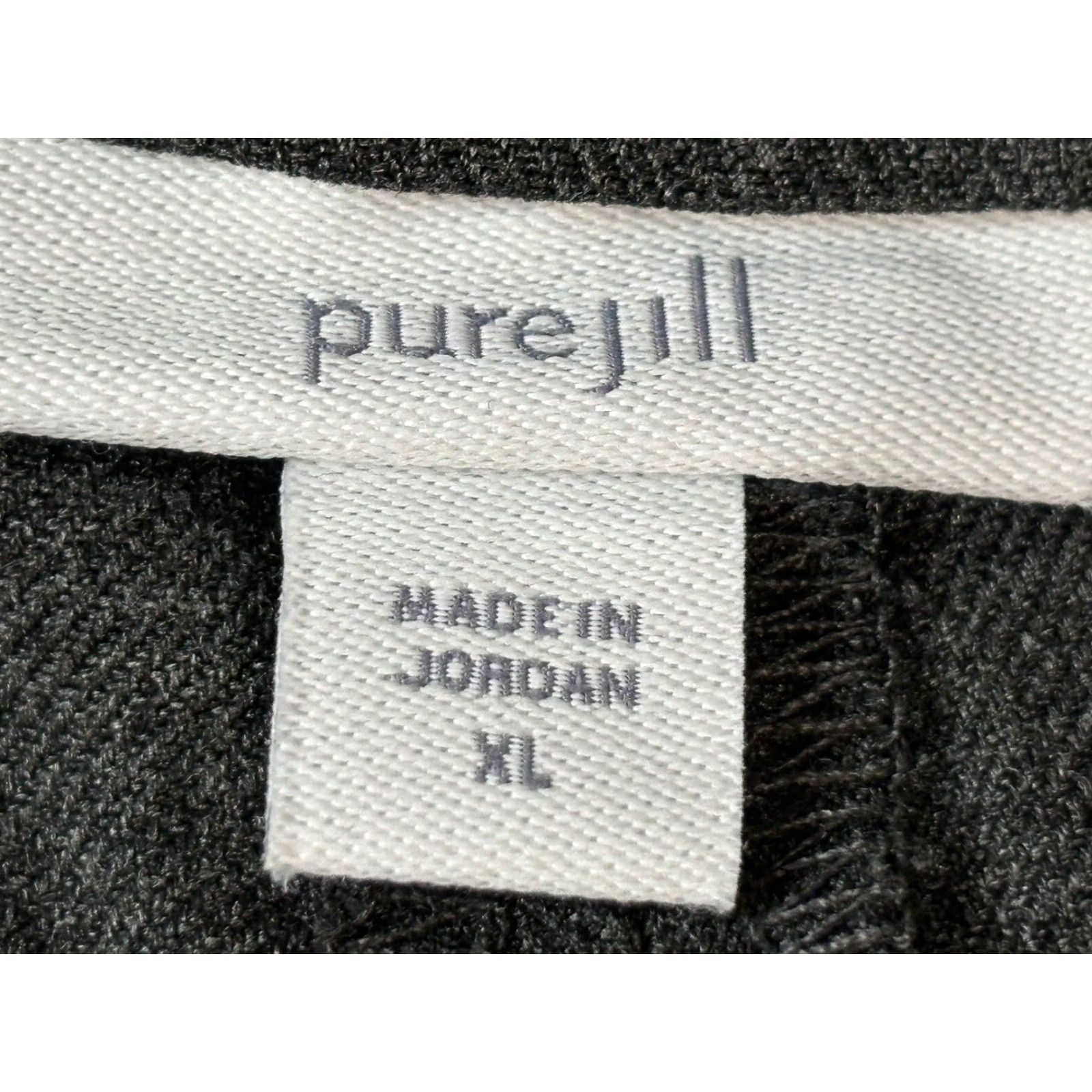 J. Jill J. Jill PureJill Pants XL Charcoal Pull On Elastic Waist Comfort Women Dress Pants Size 40" / US 18 - 5 Thumbnail