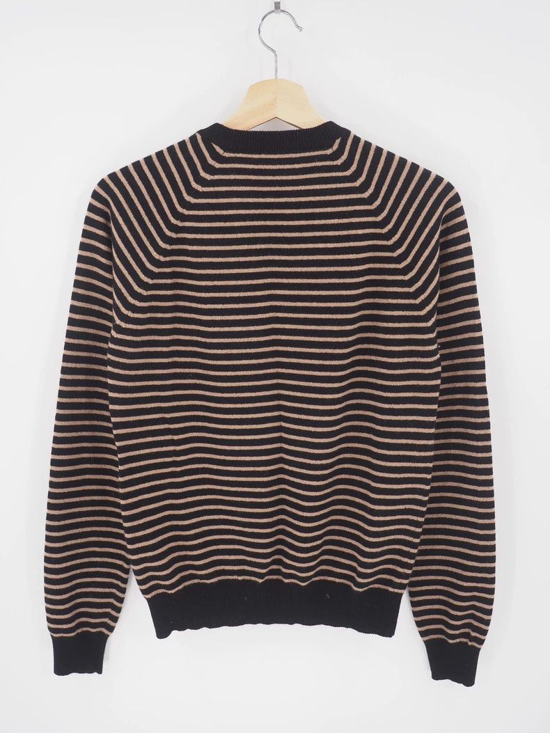 Prada PradaBlack and gold striped wool sweater 2503-Nextarrow Size US S / EU 44-46 / 1 - 2 Thumbnail