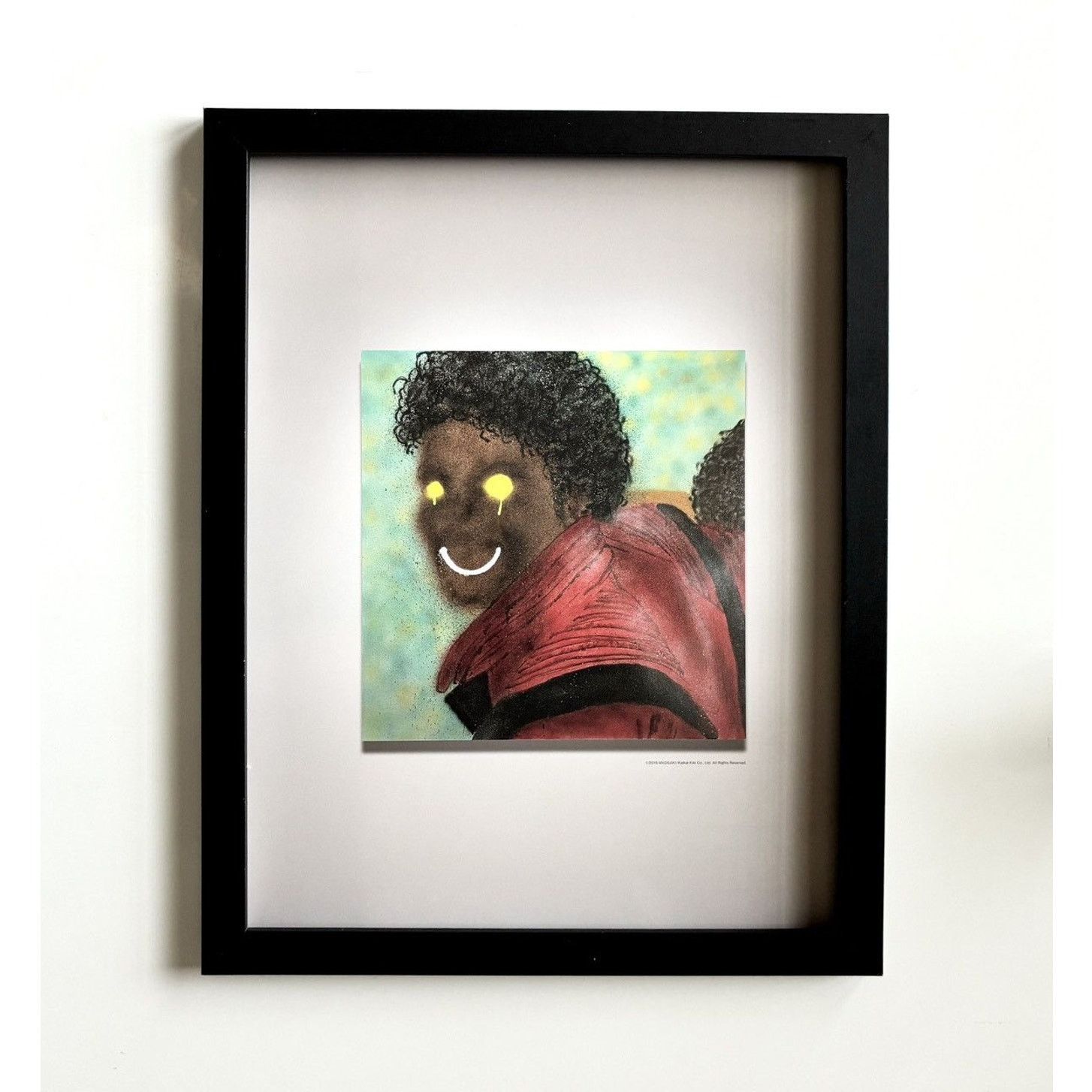 Madsaki Micheal Jackson Triller artwork photo framed 9x11