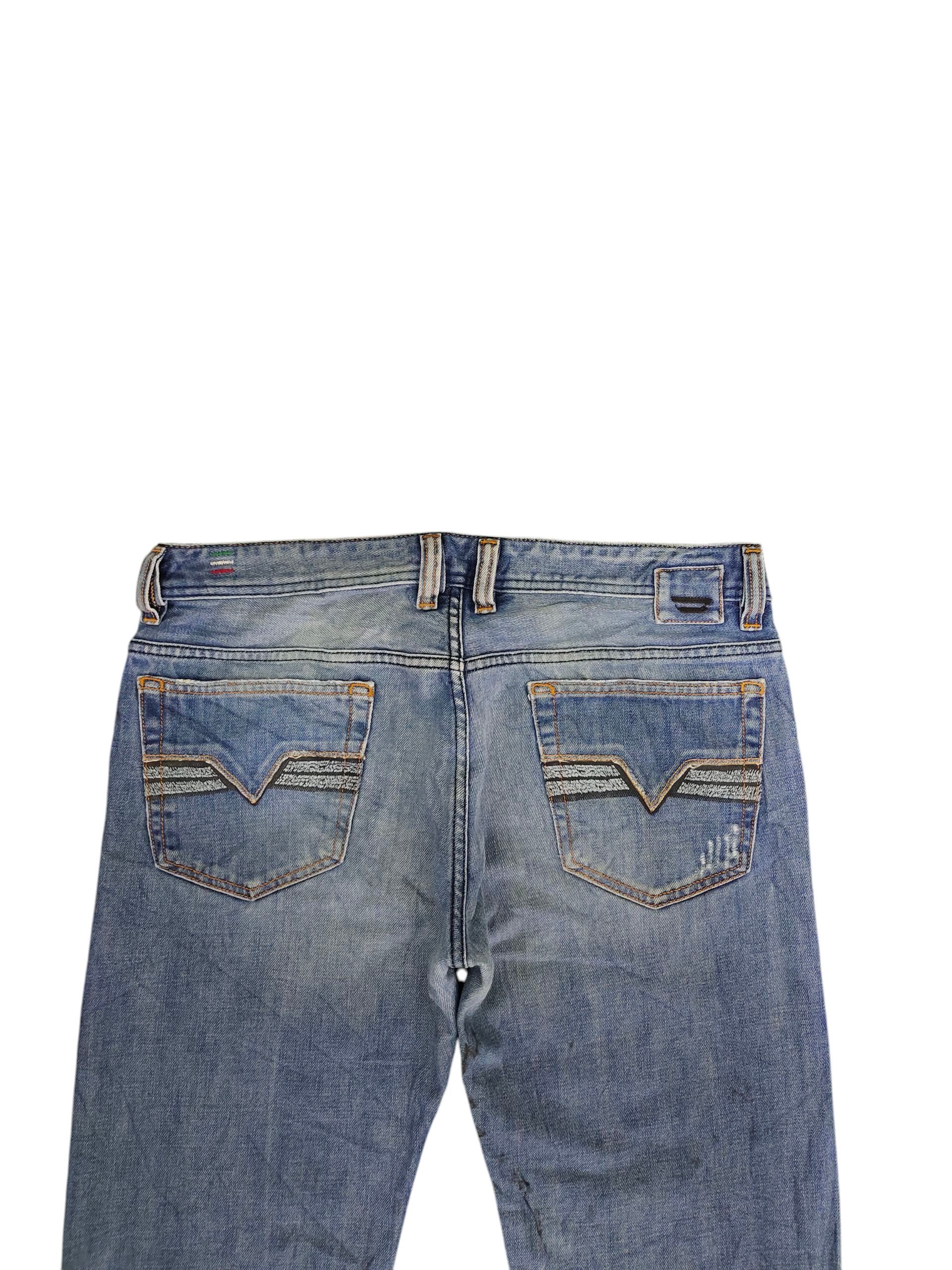 Diesel Vintage Y2k Diesel Viker Clawmark Distress Denim Jeans Size US 34 / EU 50 - 9 Thumbnail