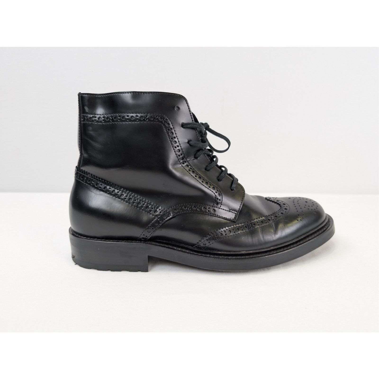 Saint Laurent Paris o1rshd1 CC20 Army 20 Lace-up Boots in black Size US 10 / EU 43 - 4 Thumbnail
