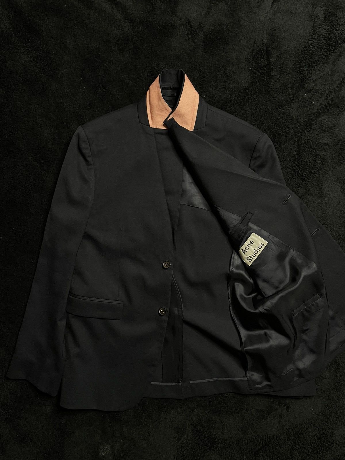 Acne Studios Acne Studios Aron Blazer Dark Blue Jacket Men‘s Size 48 (S) Size 48S - 1 Thumbnail