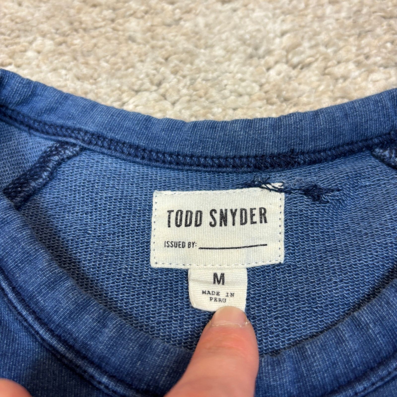 Todd Snyder Todd Snyder Raglan Crewneck Sweatshirt Men's M Minimalist Size US M / EU 48-50 / 2 - 4 Thumbnail