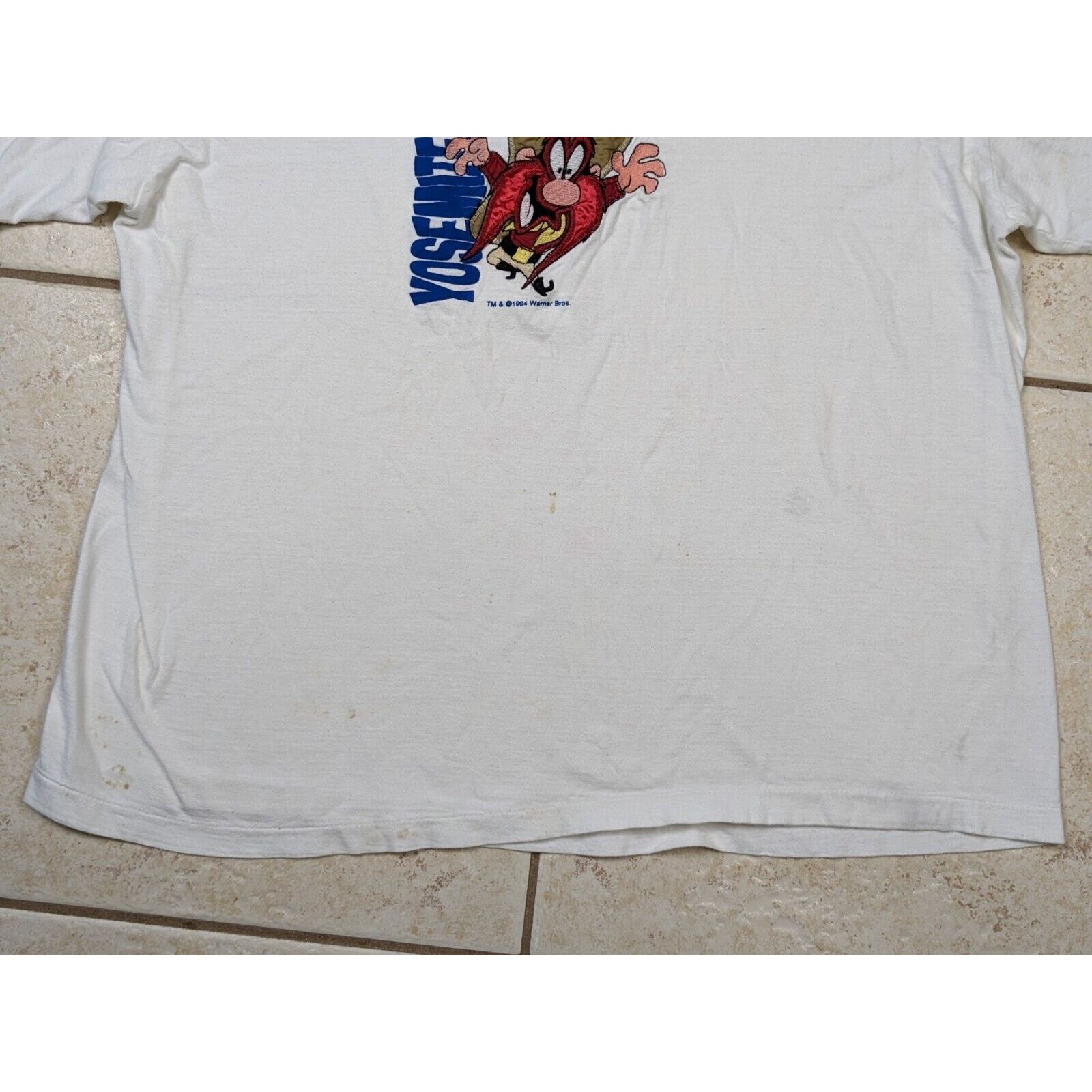 Other Vtg Loony Tunes Yosemite Sam Embroidered T-Shirt 1994 READ Size US L / EU 52-54 / 3 - 4 Thumbnail