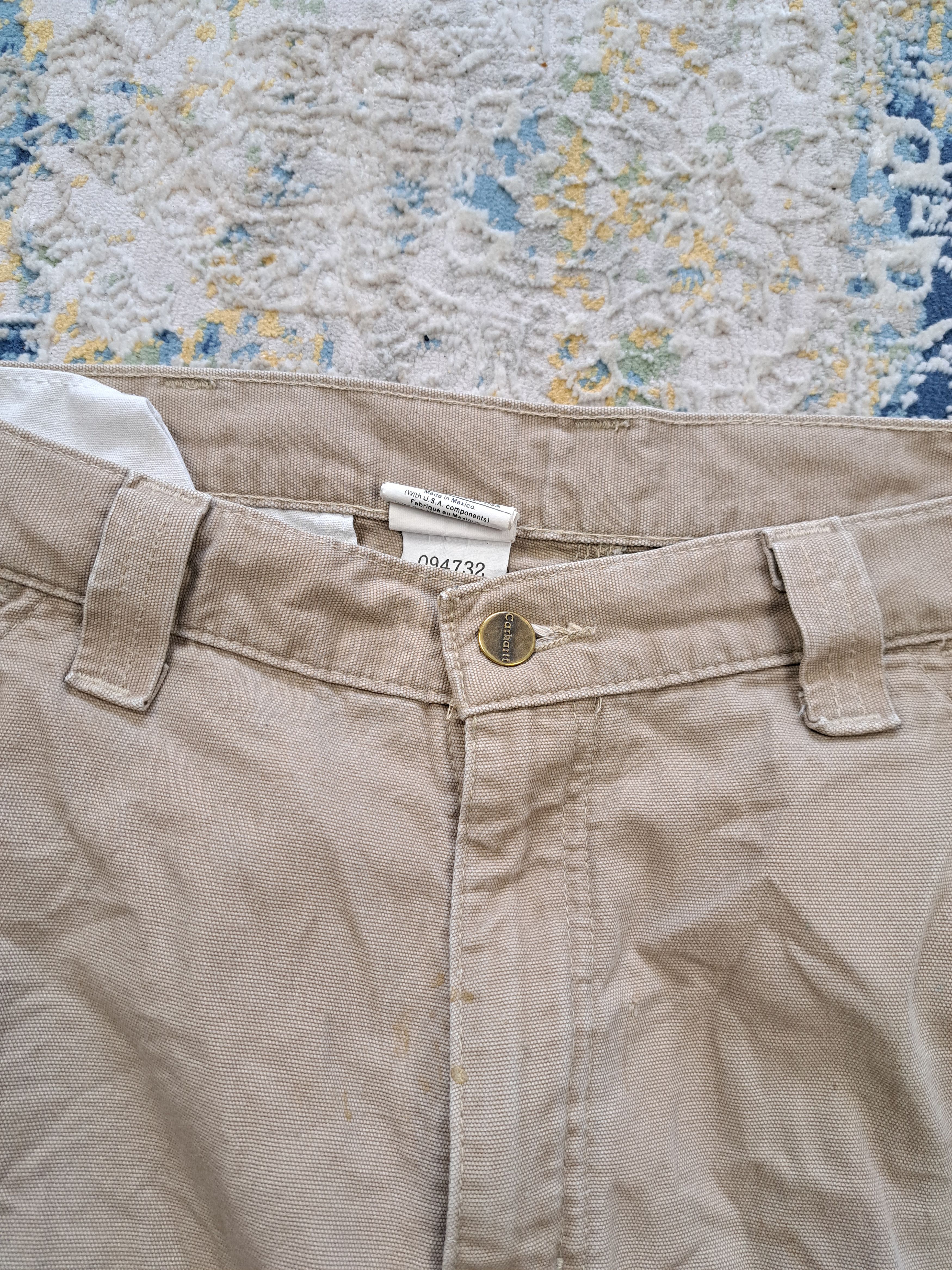 Carhartt Vintage 2006 Carhartt B182 GKH Cargo Pants Distressed Size US 36 / EU 52 - 10 Thumbnail