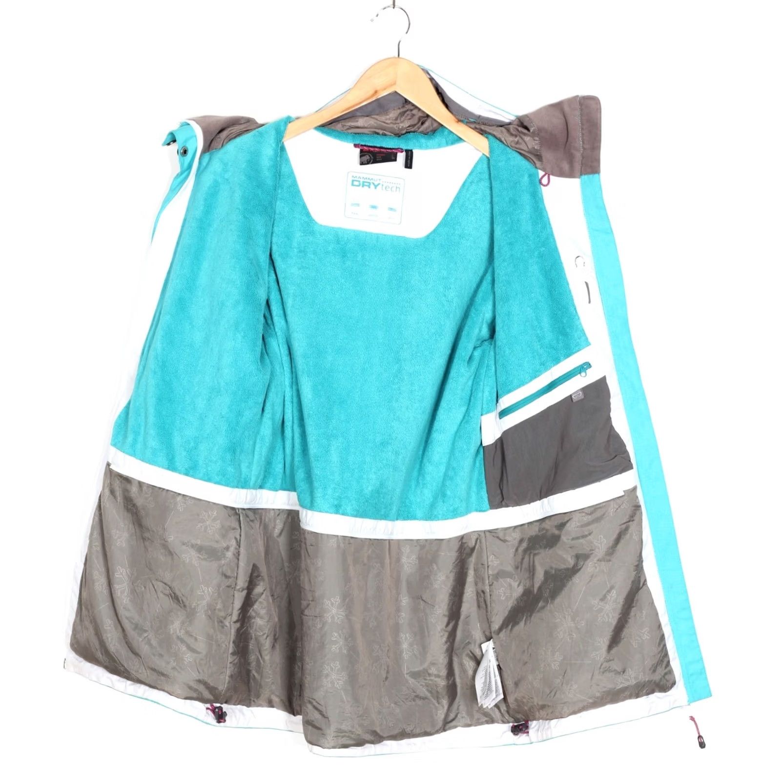 Mammut MAMMUT Ski Jacket Women Hooded Waterproof Insulated L Blue MJ6099 (Regular) Size L / US 10 / IT 46 - 4 Thumbnail