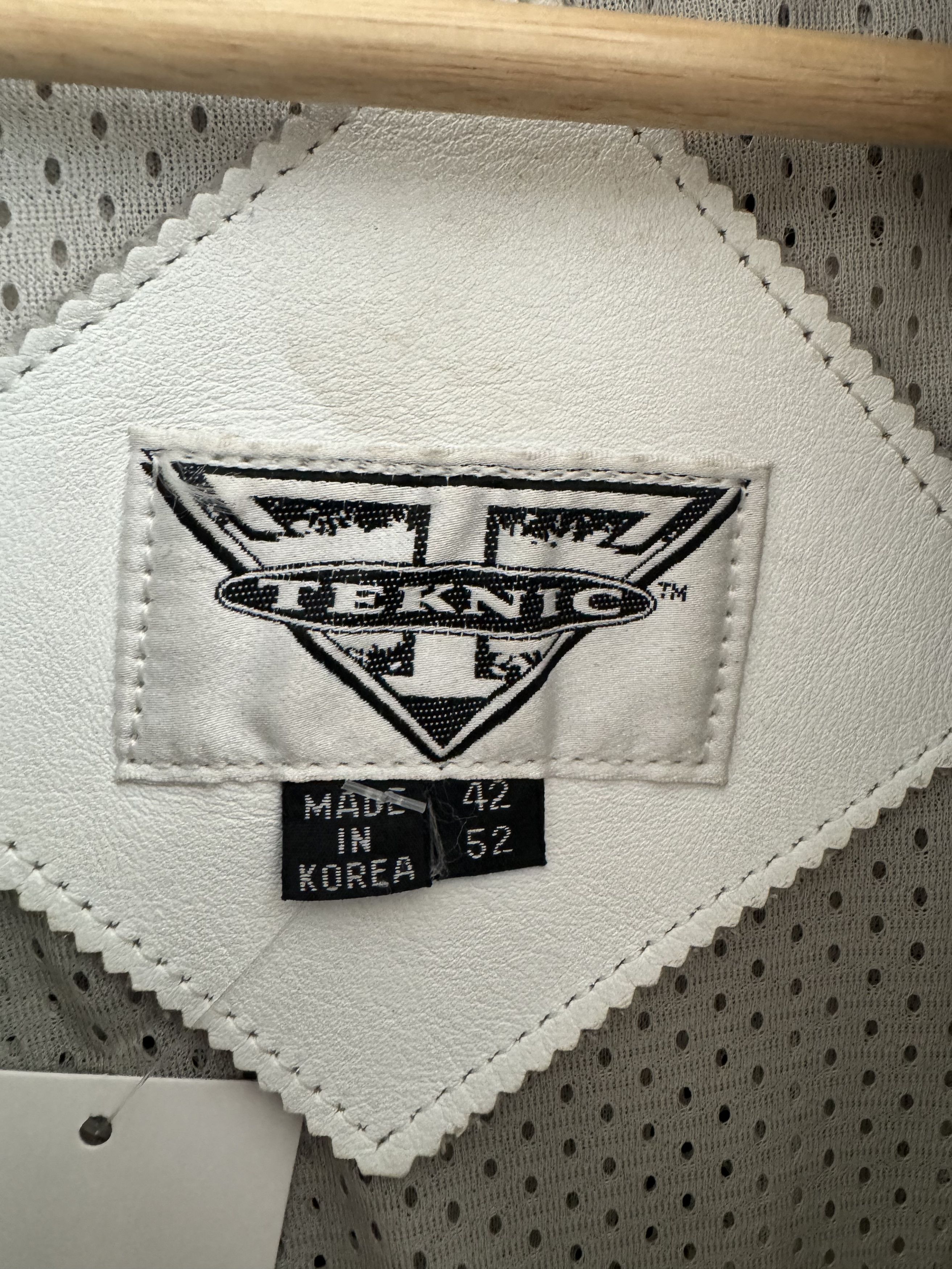 Vintage 90/00s Teknic Leather Biker Motor Jacker Size 42 Size US M / EU 48-50 / 2 - 9 Thumbnail