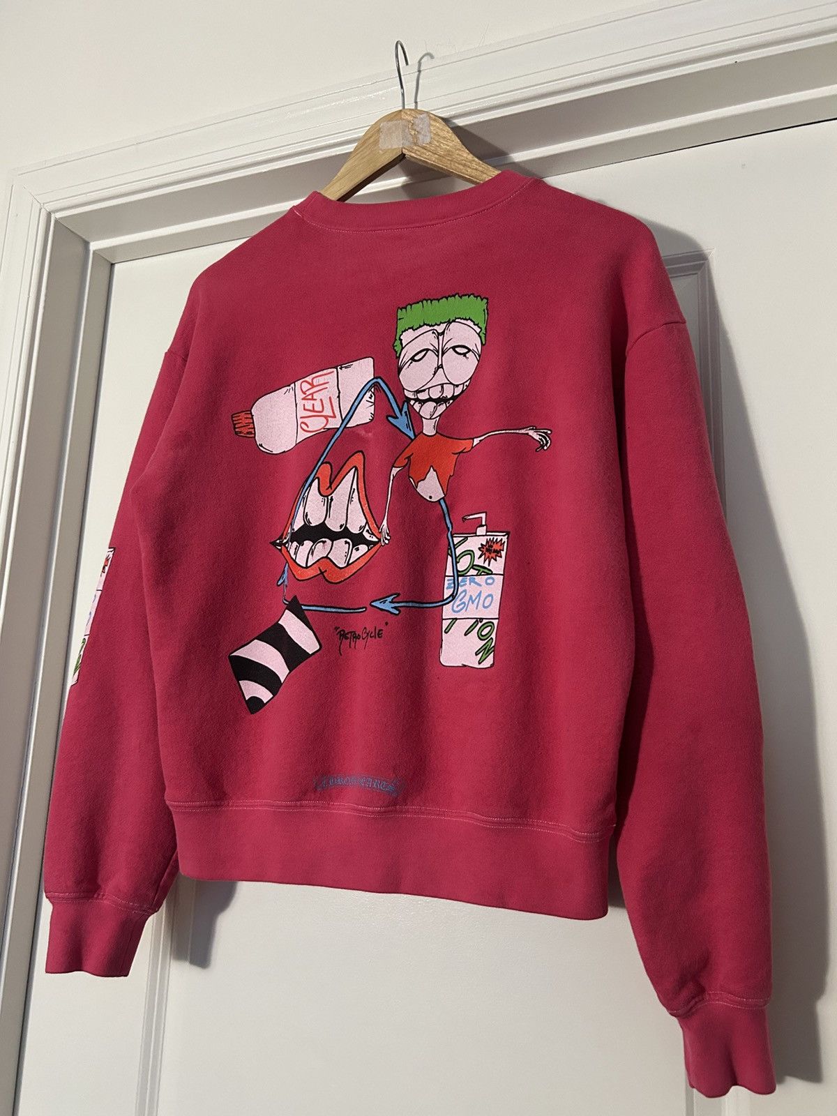 Chrome Hearts Chrome hearts matty boy retro cycle sweatshirt crewneck pink Size US S / EU 44-46 / 1 - 7 Thumbnail