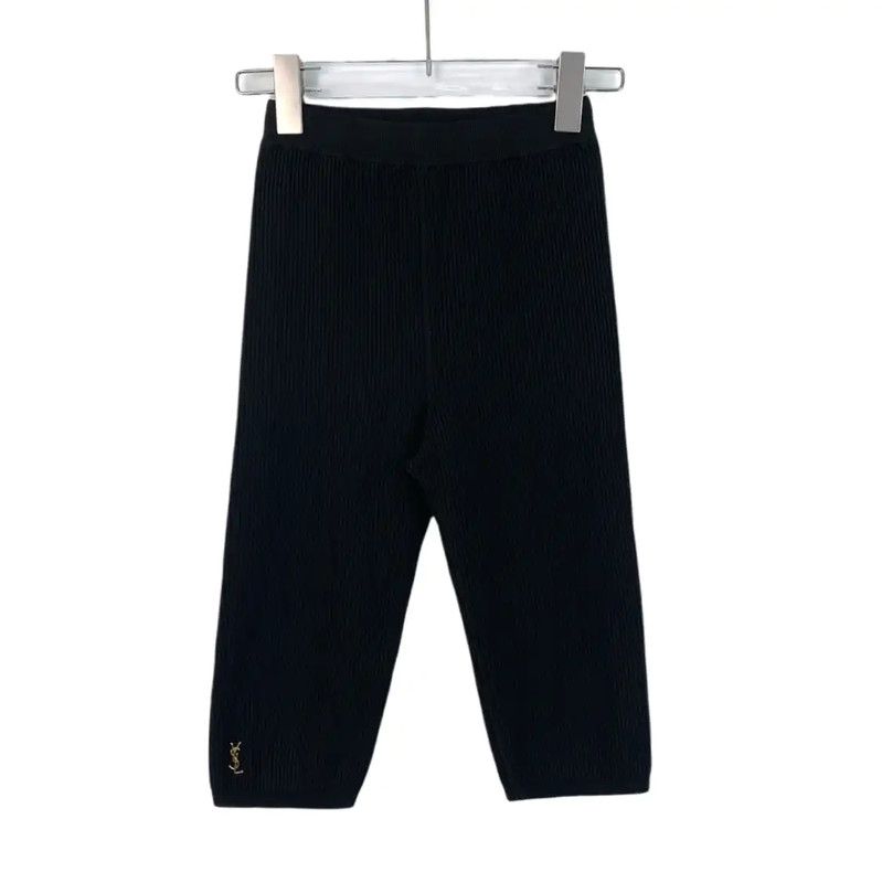 Yves Saint Laurent YSL Black Casual Pants for Women 0089 Size 23" - 1 Thumbnail
