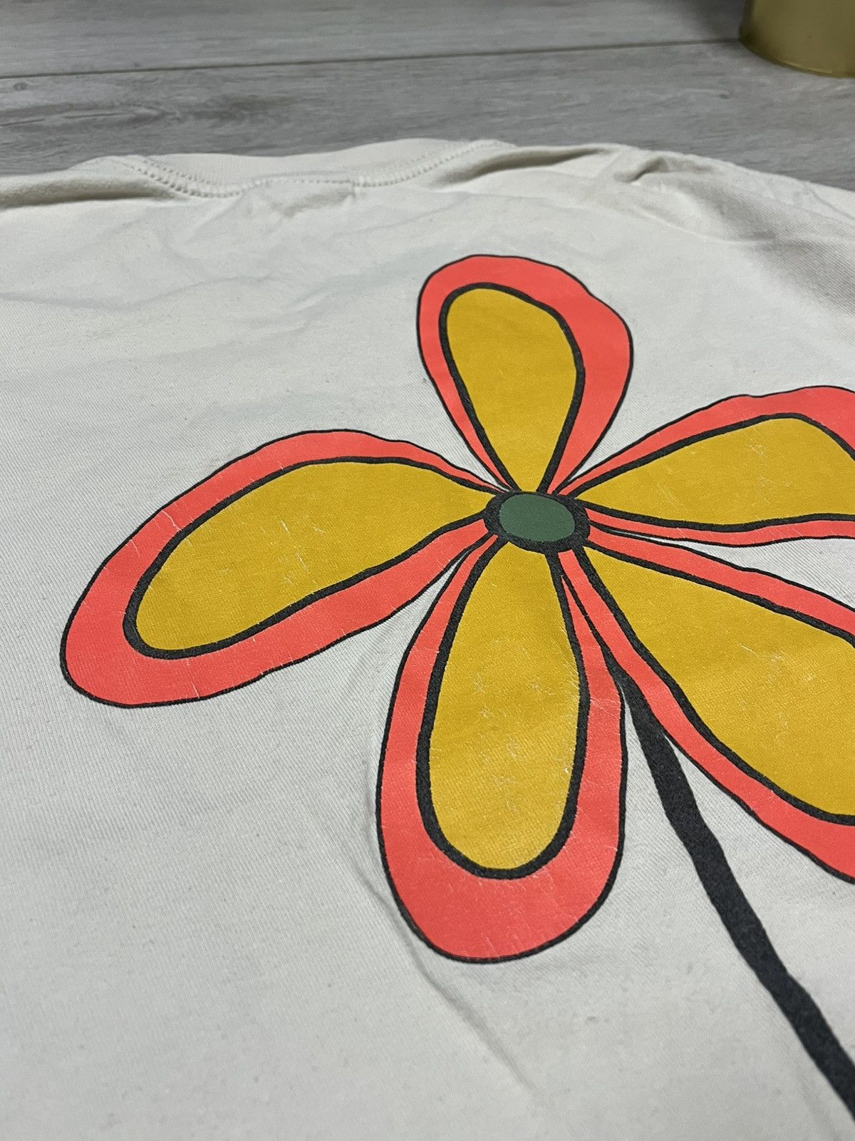 Stussy Stussy vintage flower big print logo tee shirt Size US M / EU 48-50 / 2 - 6 Thumbnail