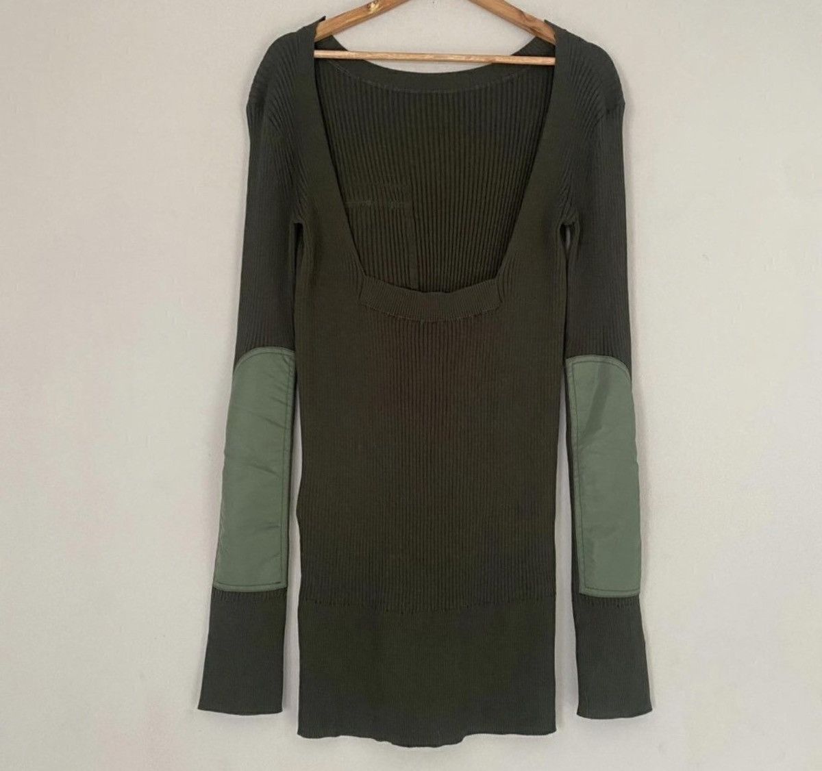 Sacai sacai ribbed military sweater dress Size S / US 4 / IT 40 - 5 Thumbnail