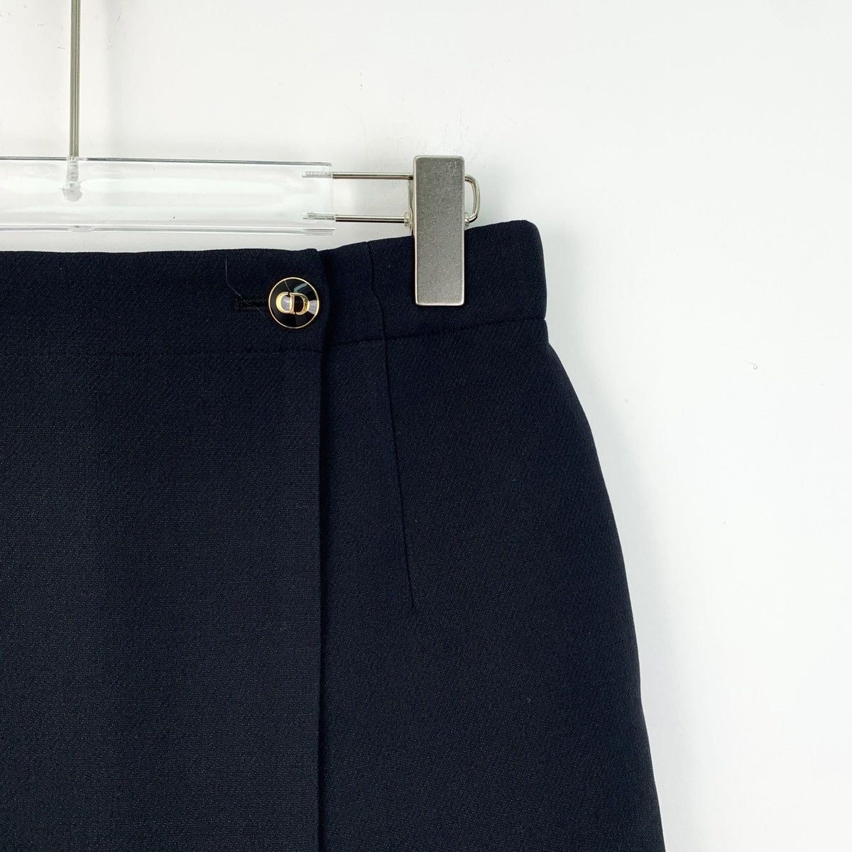 Dior Dior Black Side CD Button Trim Wool Casual Shorts Size 25" / US 0 / IT 36 - 3 Thumbnail
