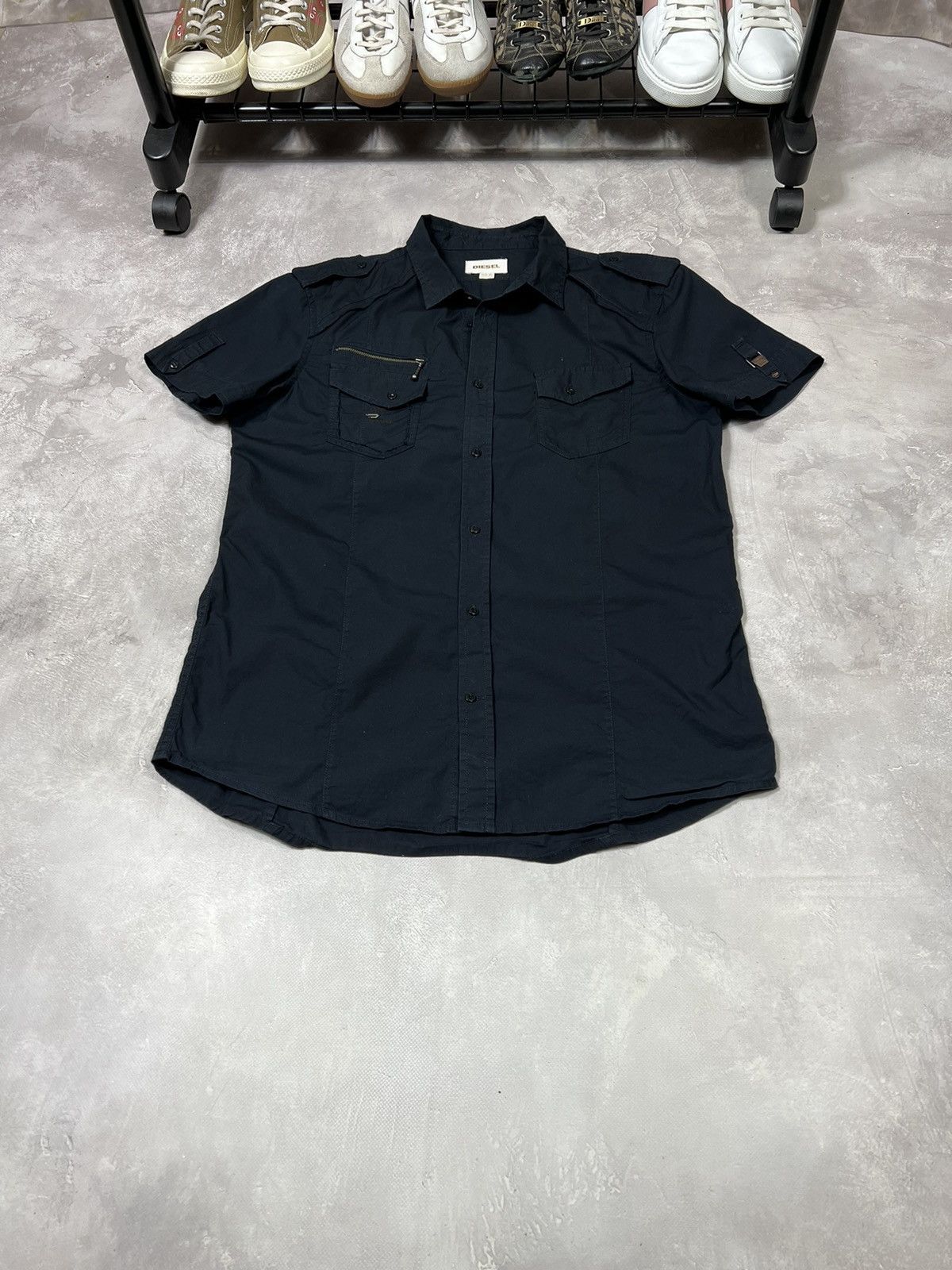 Diesel Vintage Diesel Y2k Avantgarde shirt Size XL / US 12-14 / IT 48-50 - 2 Thumbnail