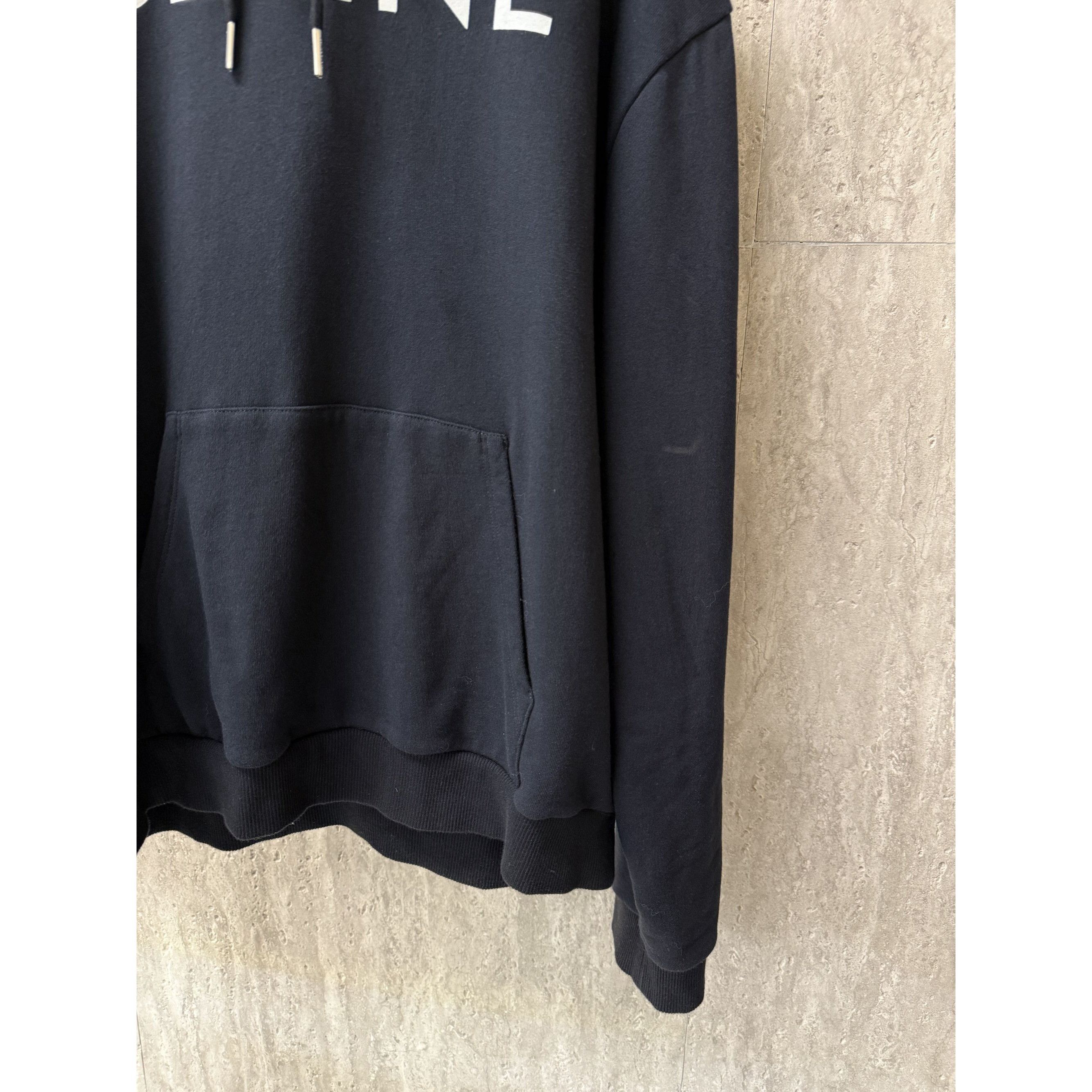 Celine Celine Paris Black Hoodie Sweatshirt XL 100% Cotton Unisex C Size XL / US 12-14 / IT 48-50 - 9 Thumbnail
