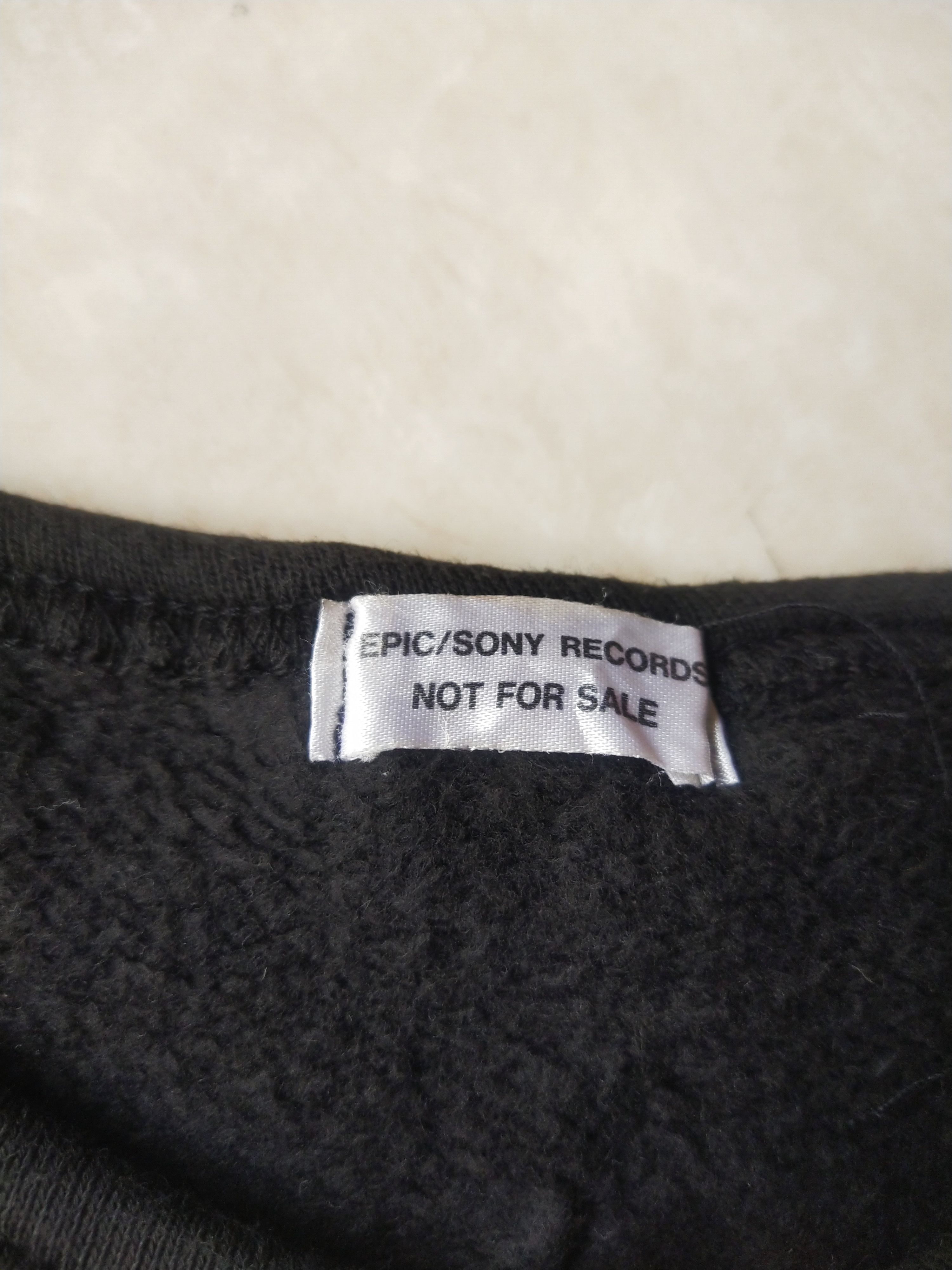 Vintage Rare 90s Epic/Sony Records Promo Snap Cardigan Size M / US 6-8 / IT 42-44 - 6 Thumbnail