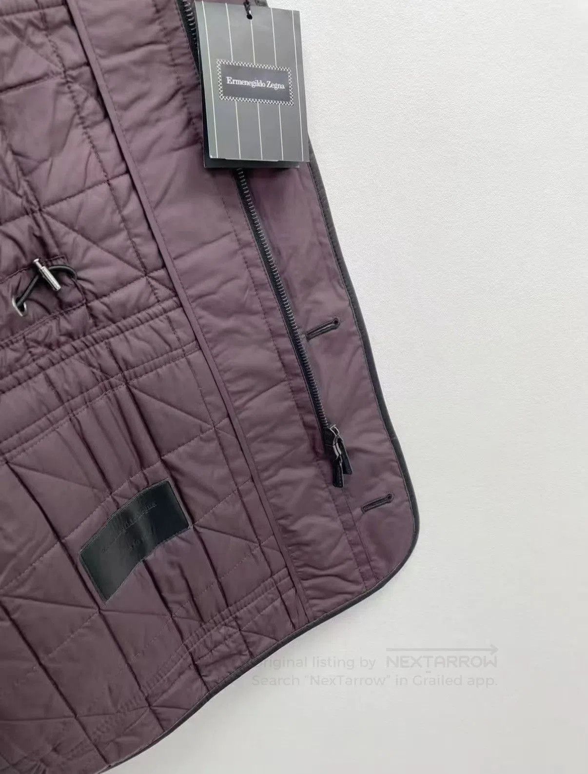 Ermenegildo Zegna Black Quilted Light Jacket Size L. Size US L / EU 52-54 / 3 - 8 Thumbnail