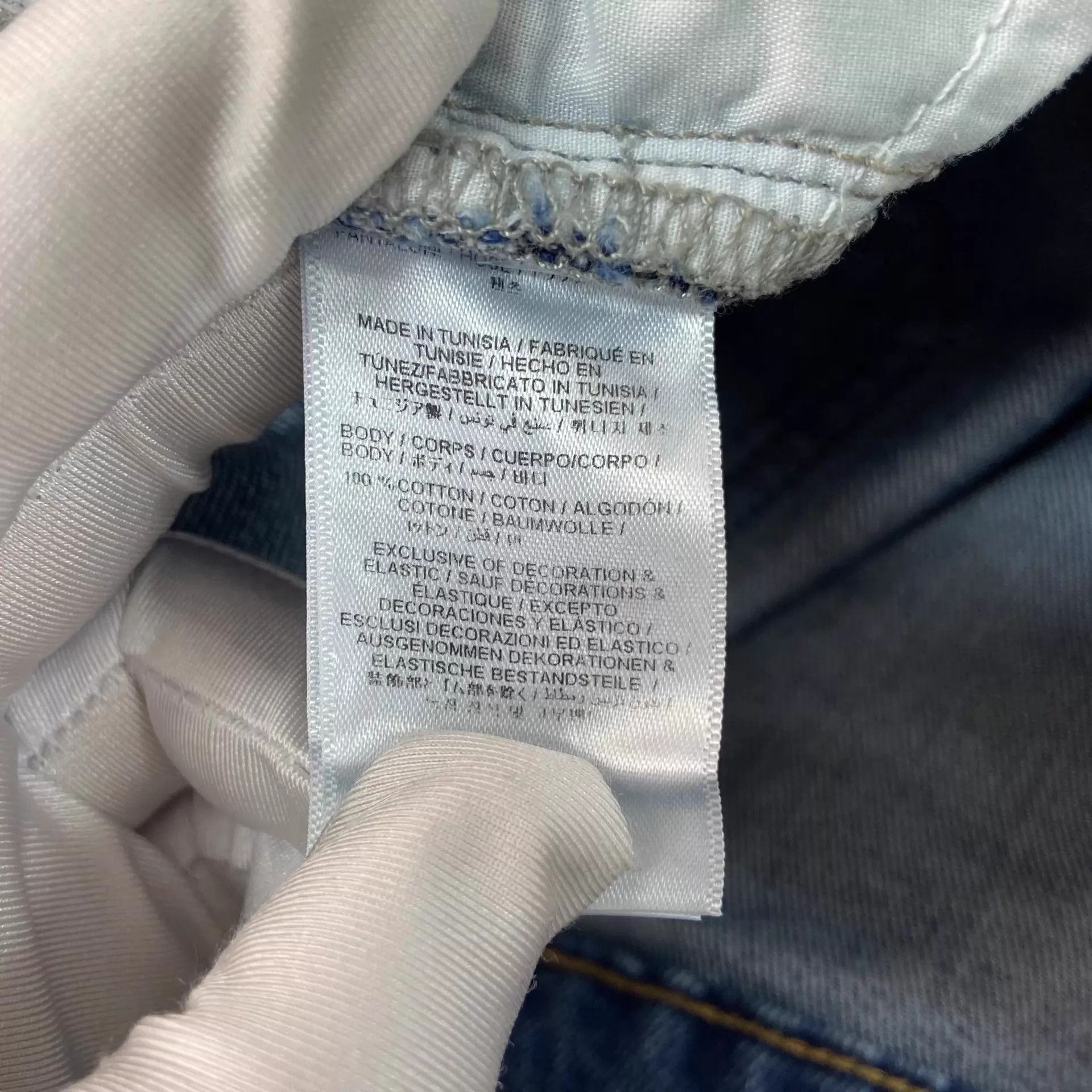 Other Bonpoint Blue Straight Leg Jeans 14A Size 25" / US 0 / IT 36 - 8 Thumbnail
