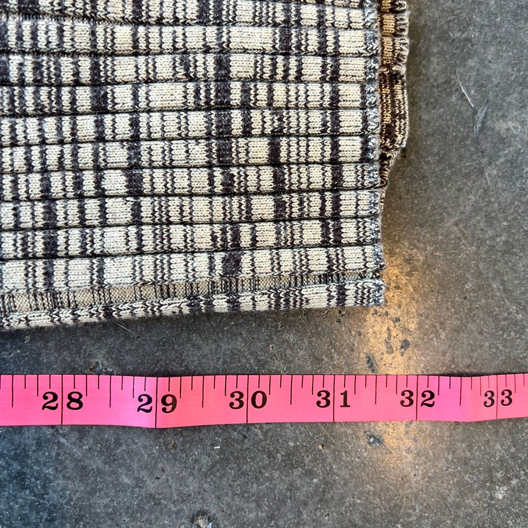 Vintage VINTAGE House of Harlow 1960 Maxi Ribbed Knit Button Skirt S Women Beige/Brown Size 28" / US 6 / IT 42 - 5 Thumbnail