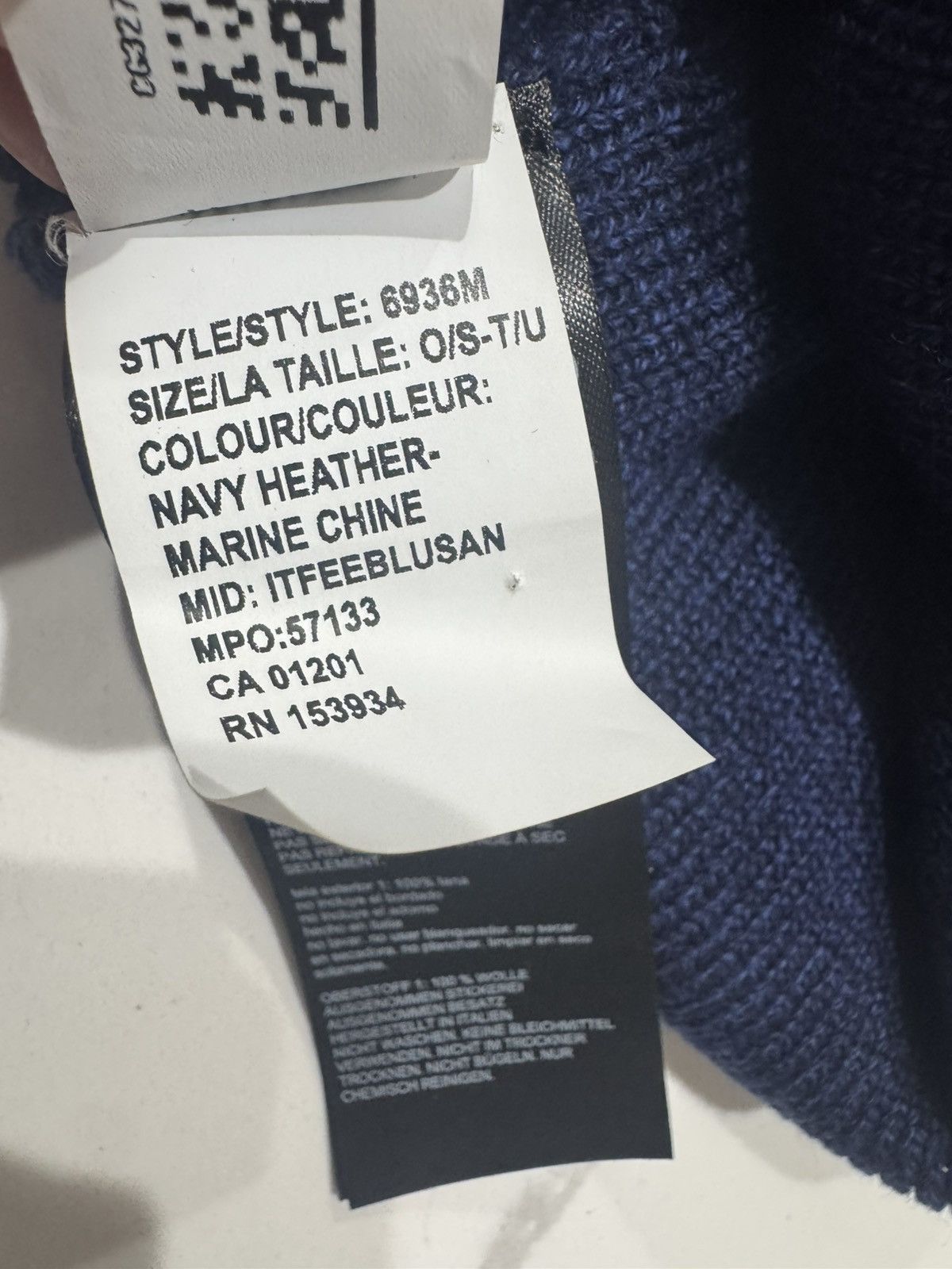 Canada Goose Canada Goose Navy Arctic Program Beanie Size ONE SIZE - 8 Thumbnail