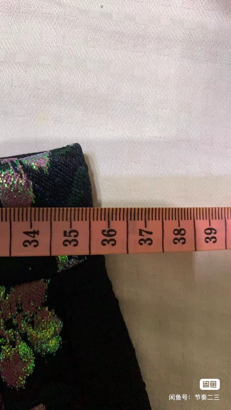 Dries Van Noten Dries Van Noten size:36 Black polarized jacquard skirt Size 34" / US 12 / IT 48 - 4 Thumbnail