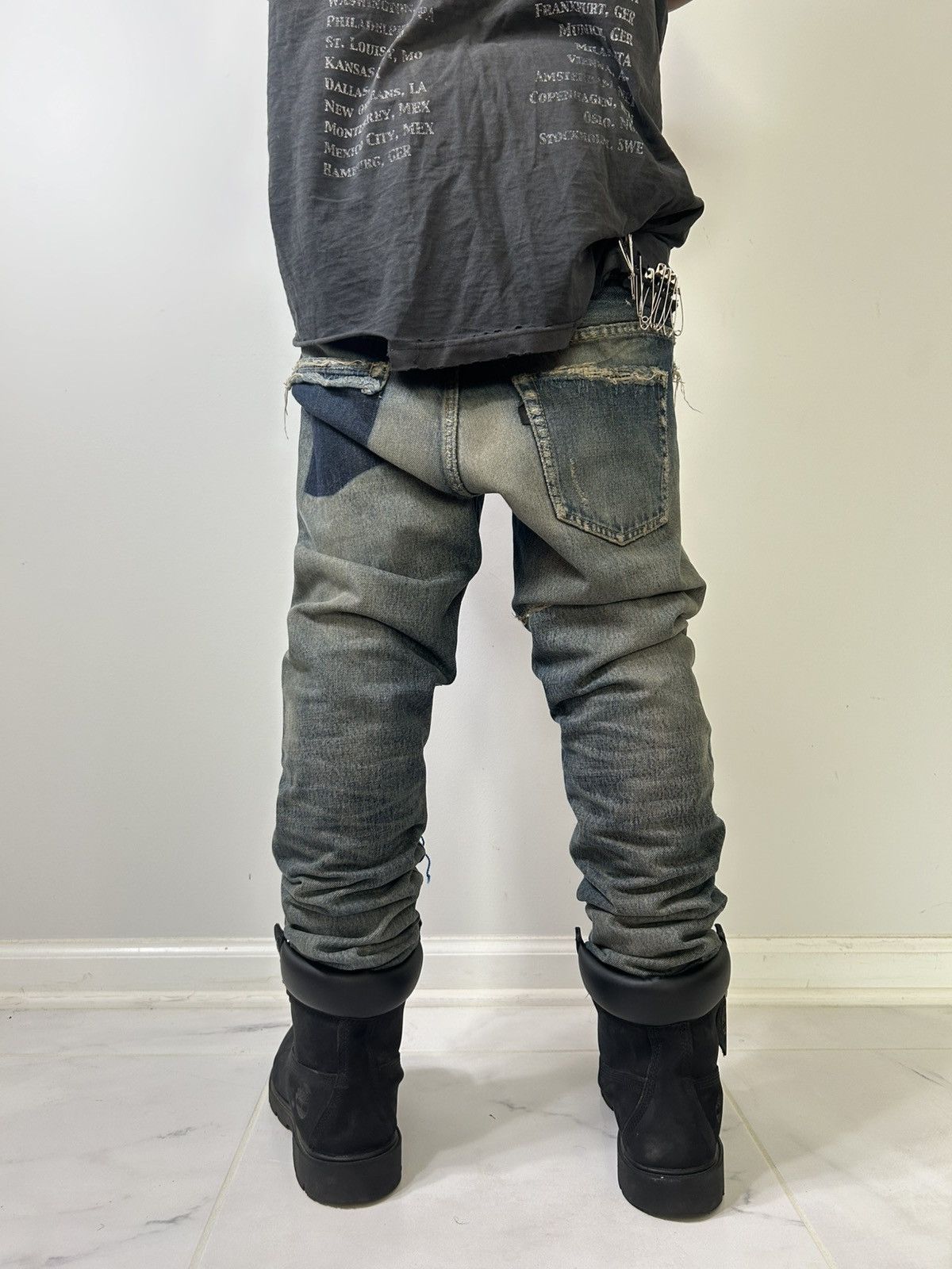 Undercover SS10 Undercover Blue Yarn 68 Denim Size US 30 / EU 46 - 7 Thumbnail