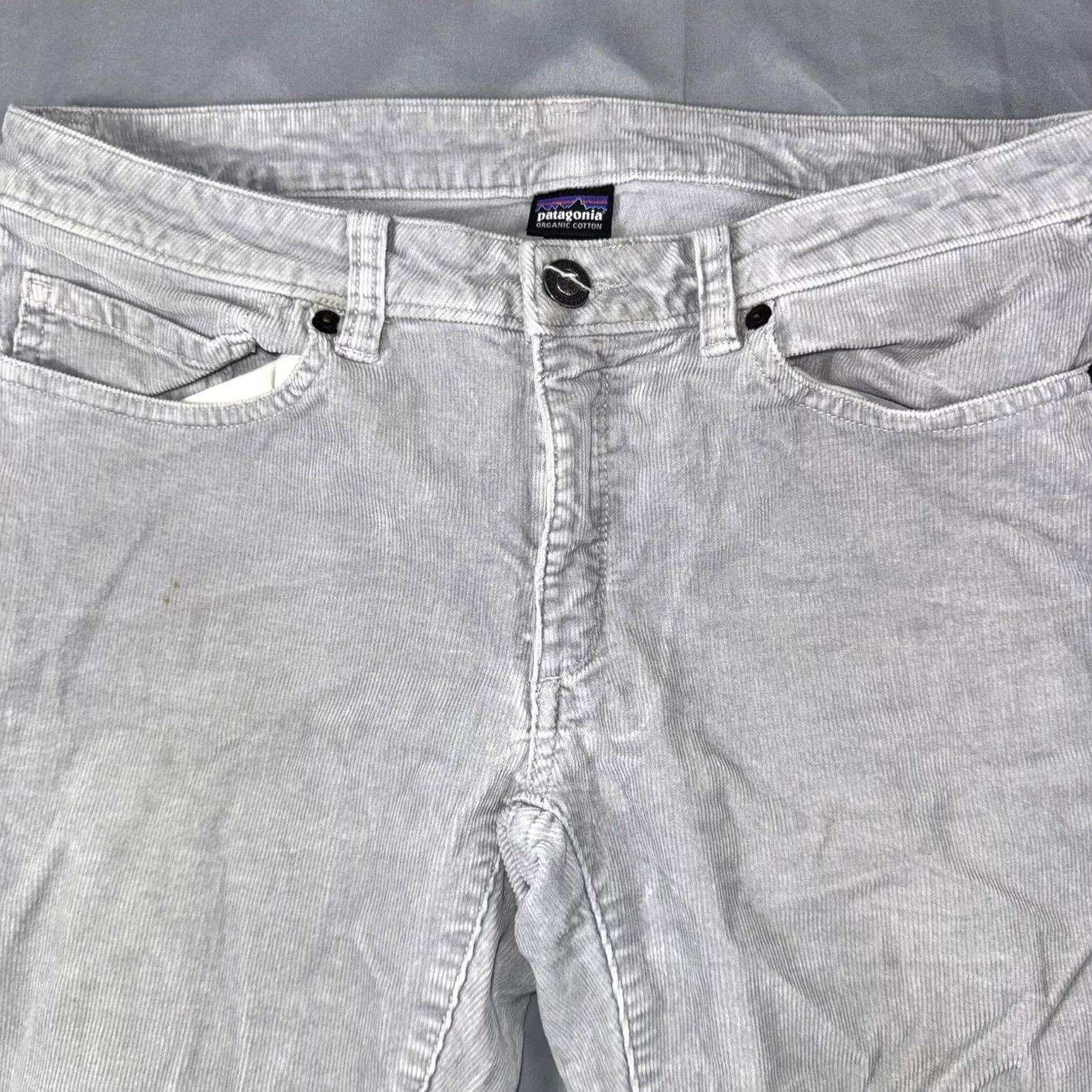 Patagonia Patagonia Pants Mens 29x31 Gray Corduroy Slim Fit 5 Pocket Casual Chino Straight Leg Winter Casual Mens Size US 29 - 5 Thumbnail