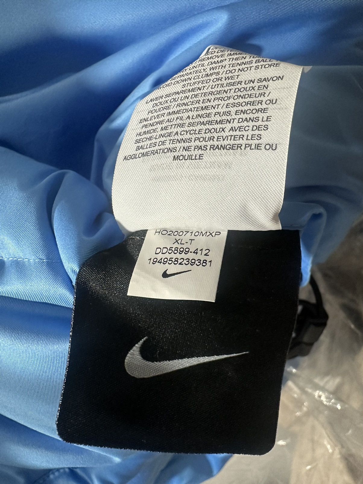 NOCTA × Nike Blue Nike Nocta Puffer Jacket Size US XL / EU 56 / 4 - 11 Thumbnail