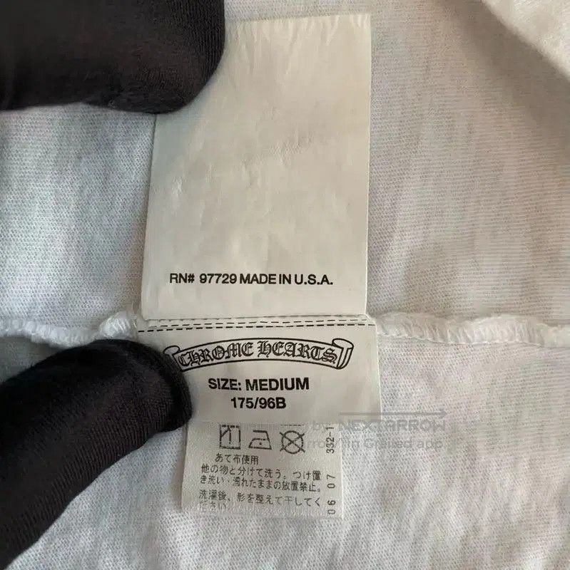 Chrome Hearts Chrome Hearts White Cotton Men's T-Shirt . Size US M / EU 48-50 / 2 - 7 Thumbnail