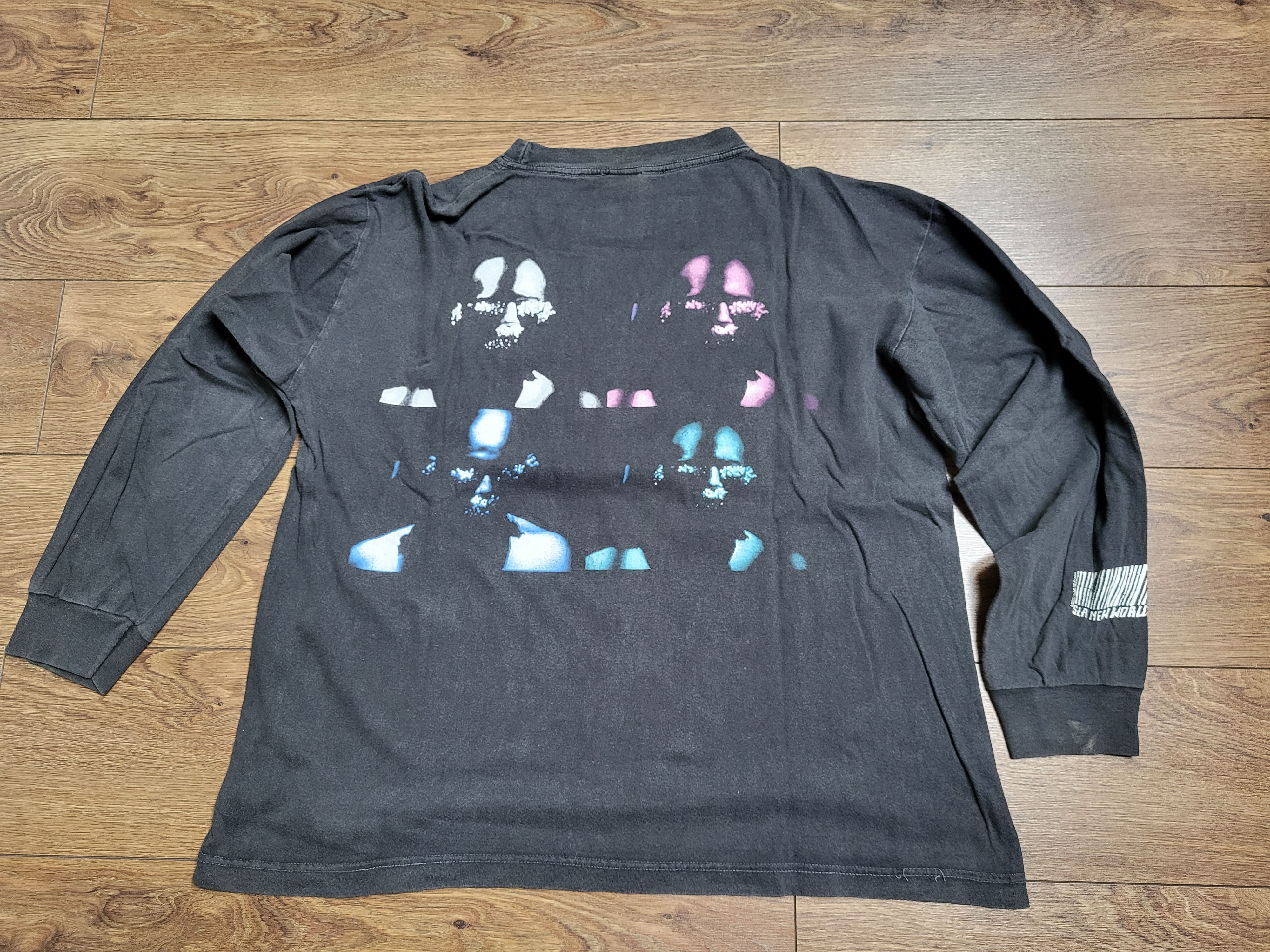 Band Tees Sepultura 1994 Slave New World Vintage metal longsleeve Size US L / EU 52-54 / 3 - 4 Thumbnail