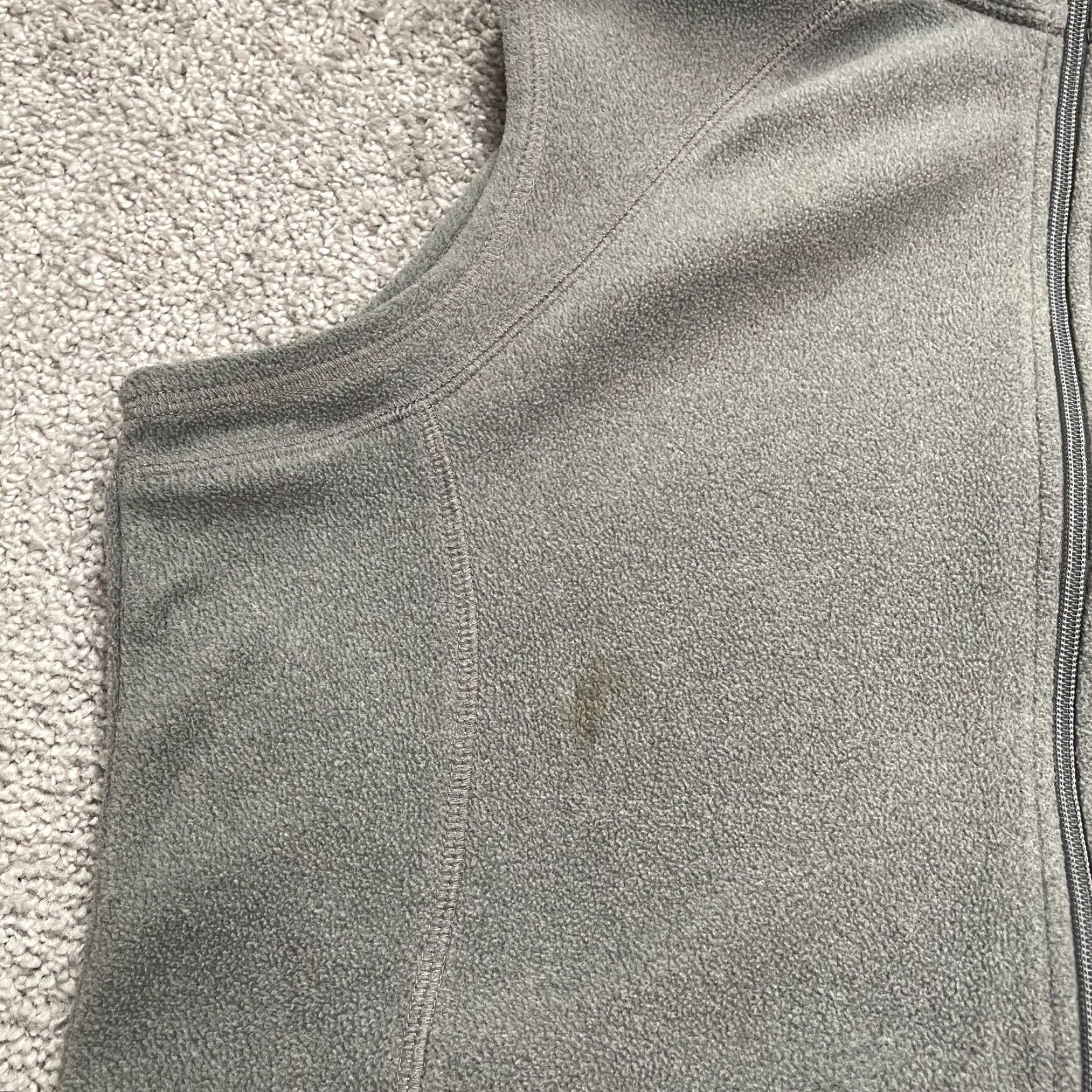 Lands' End Lands' End Vest Womens Small Gray Full Zip Fleece Pockets Outdoor Size S / US 4 / IT 40 - 4 Thumbnail