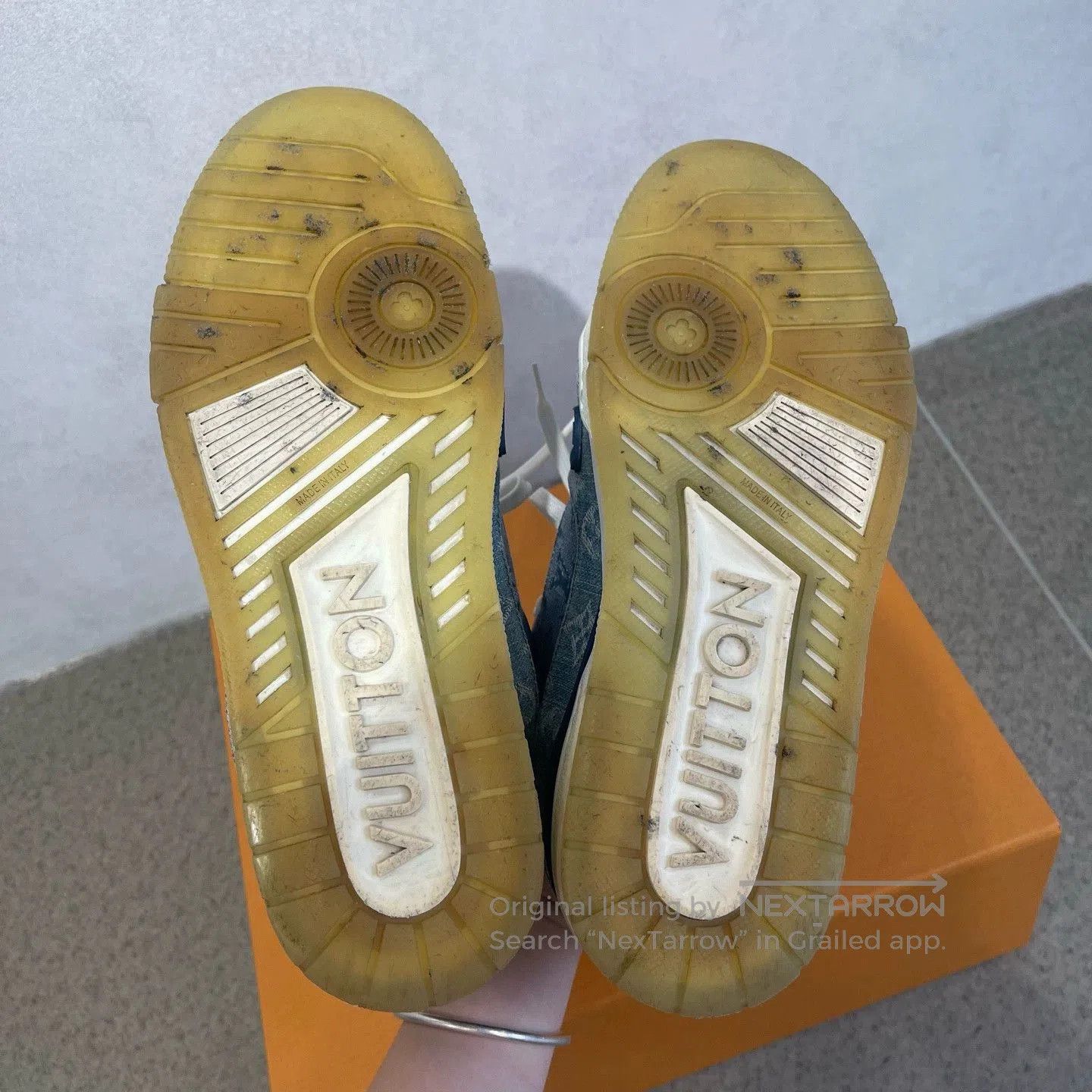 Louis Vuitton Louis Vuitton Denim Trainer Sneakers. Size US 7 / EU 40 - 4 Thumbnail