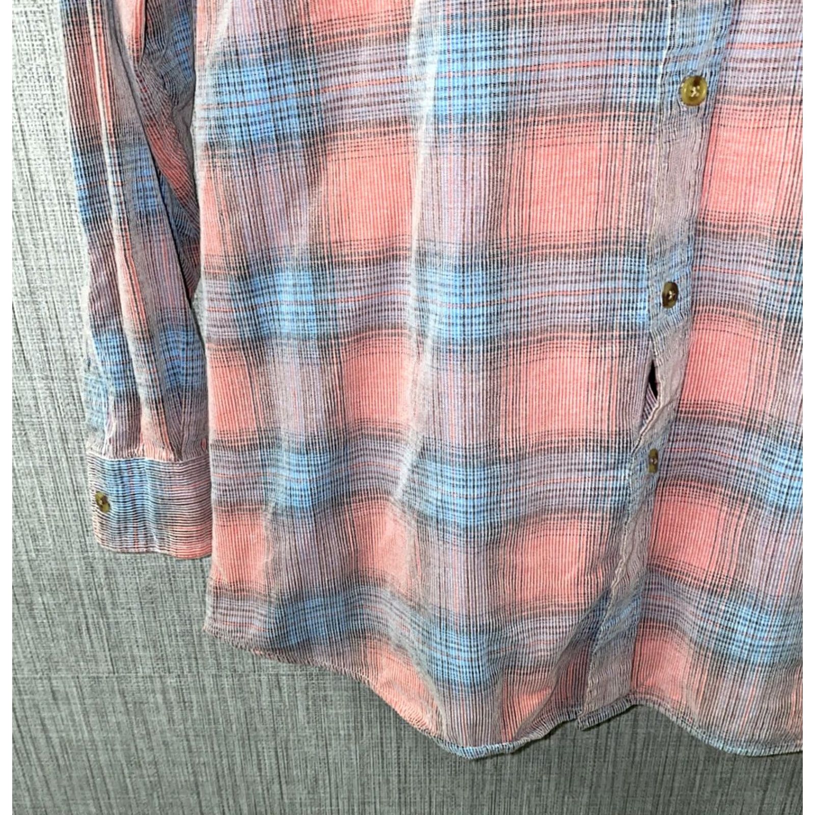 Orvis Orvis Mens Plaid Long Sleeve Button Front Shirt - Size L Size US L / EU 52-54 / 3 - 4 Thumbnail