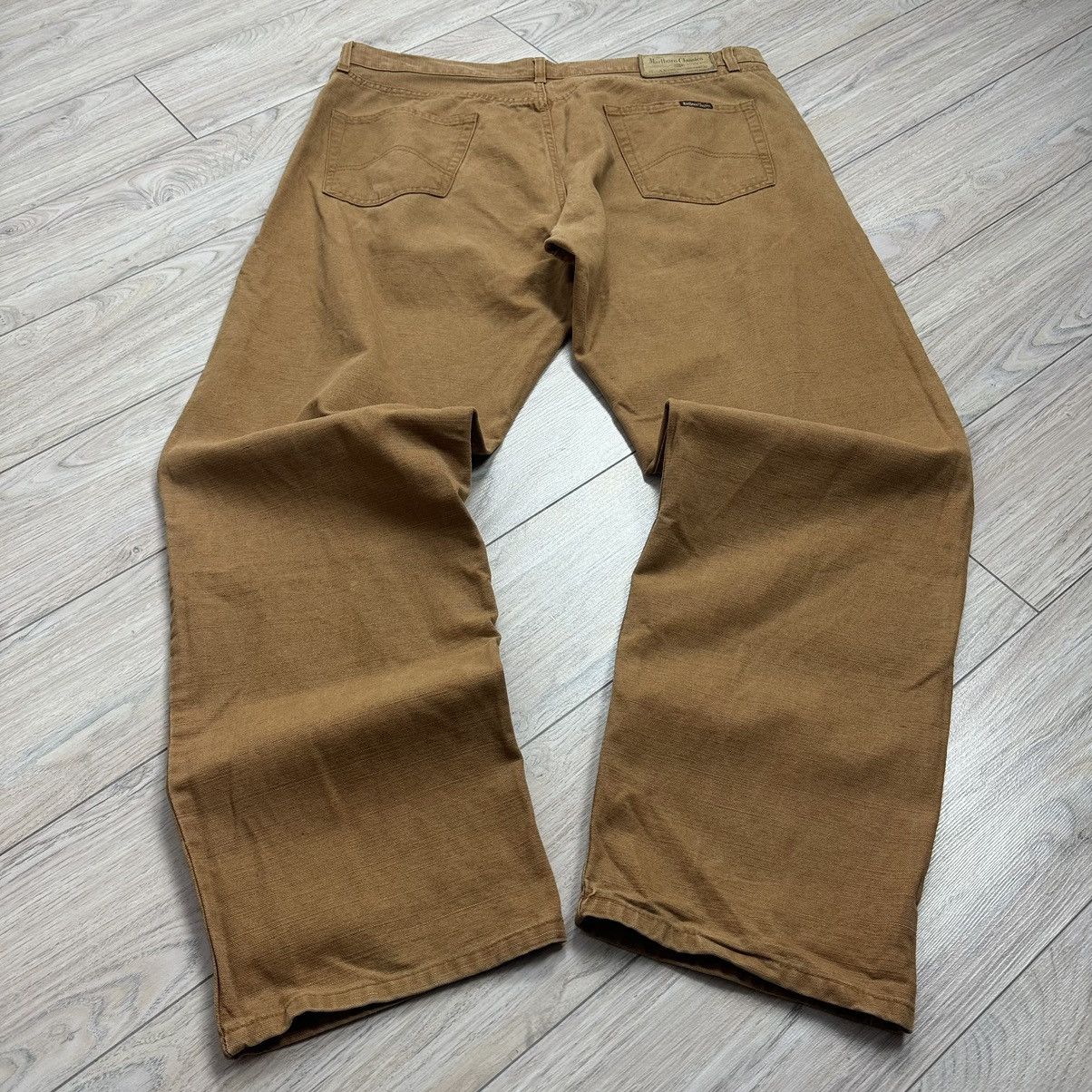 Marlboro Vintage 90s Marlboro Classics British Khaki Baggy Pants Size US 40 / EU 56 - 2 Thumbnail