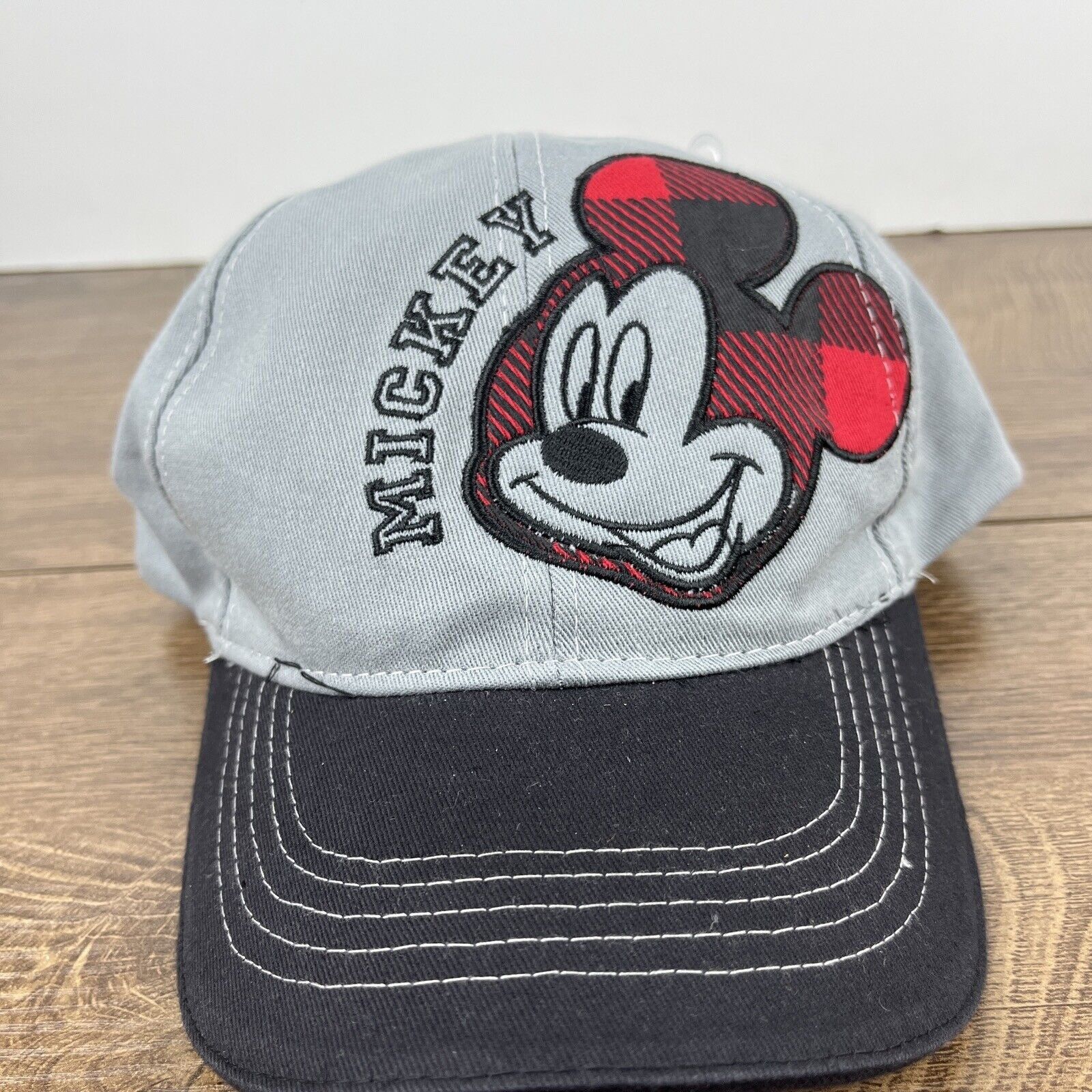 Other Mickey Mouse Hat Mickey Mouse Gray Hat Adjustable Adult Size Size ONE SIZE - 4 Thumbnail