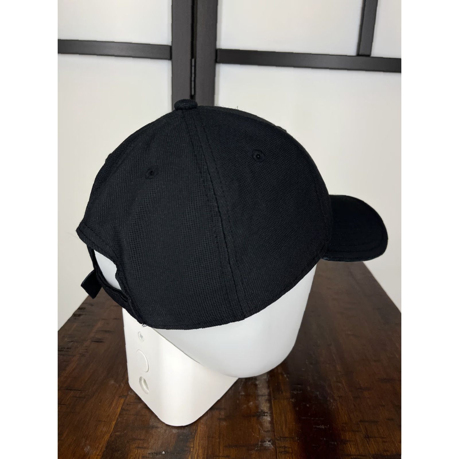 Adidas Adidas Cap Hat Adjustable One Size Black Poly Cotton Blend Climalite Mens Baseball Cap Logo Adjustable Breathable Lightweight Cap Size ONE SIZE - 7 Thumbnail